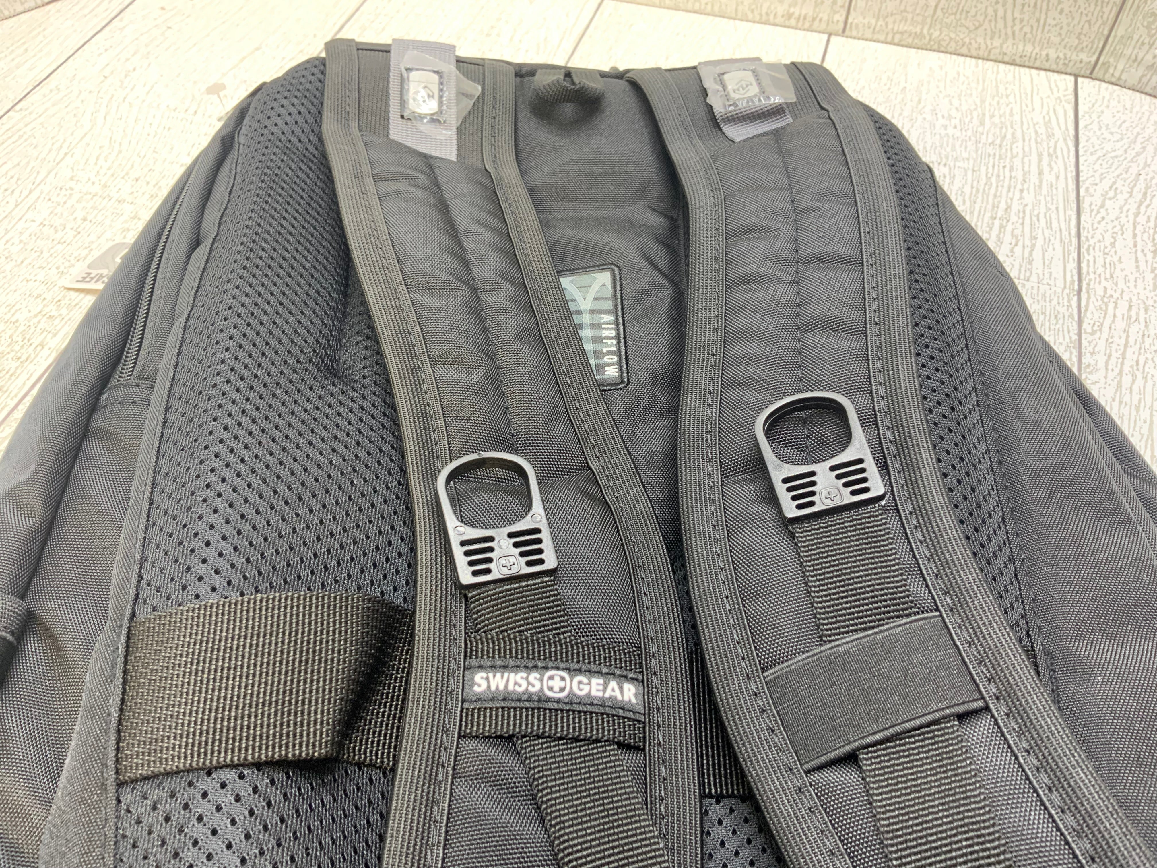 SWISSGEAR Durable Men's and Women's Laptop Backpack - Black (7939507290350)