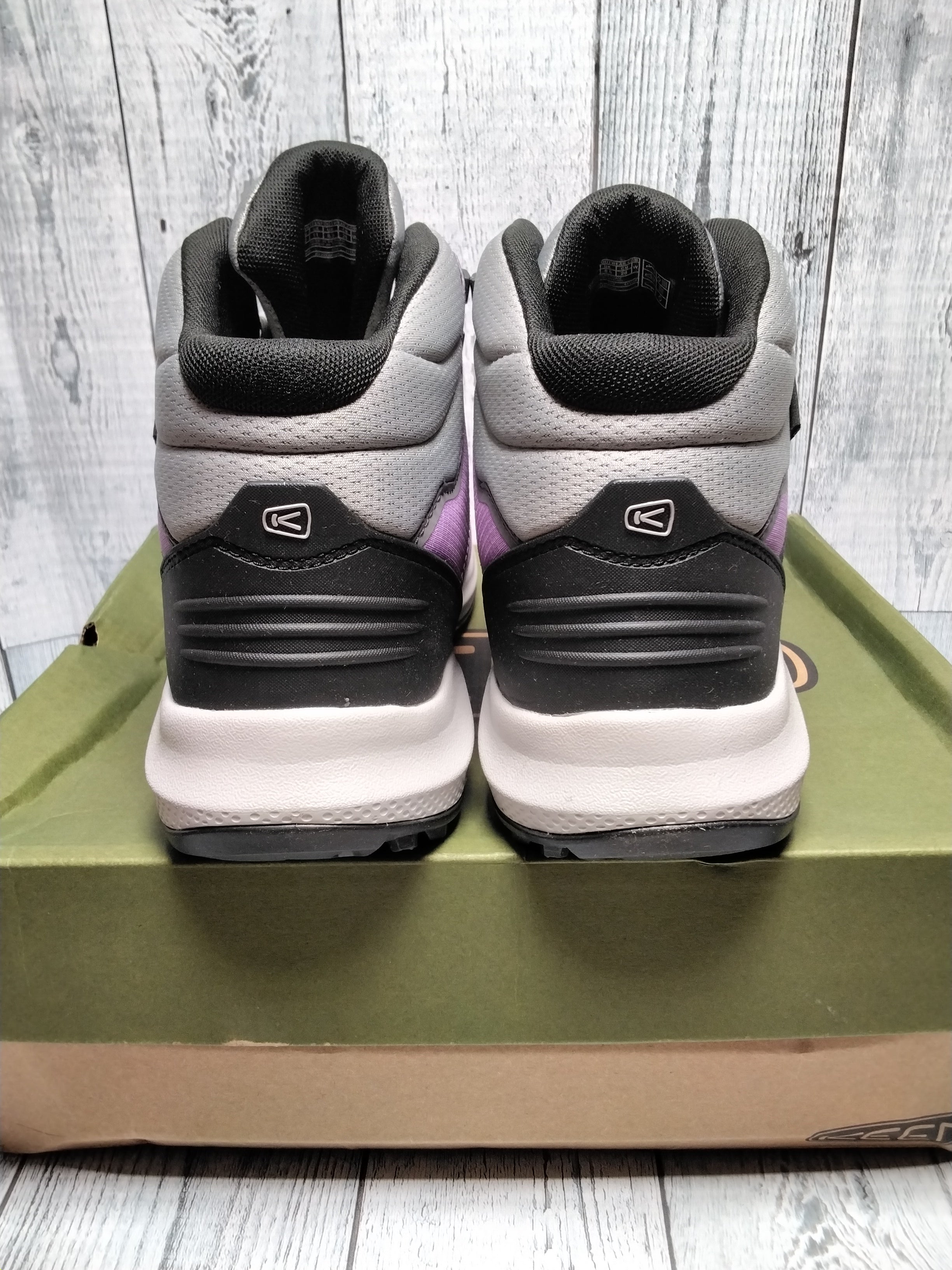 KEEN Women's Tempo Flex Mid Height Waterproof Hiking Boot African Violet Sz 11 (7761657921774)