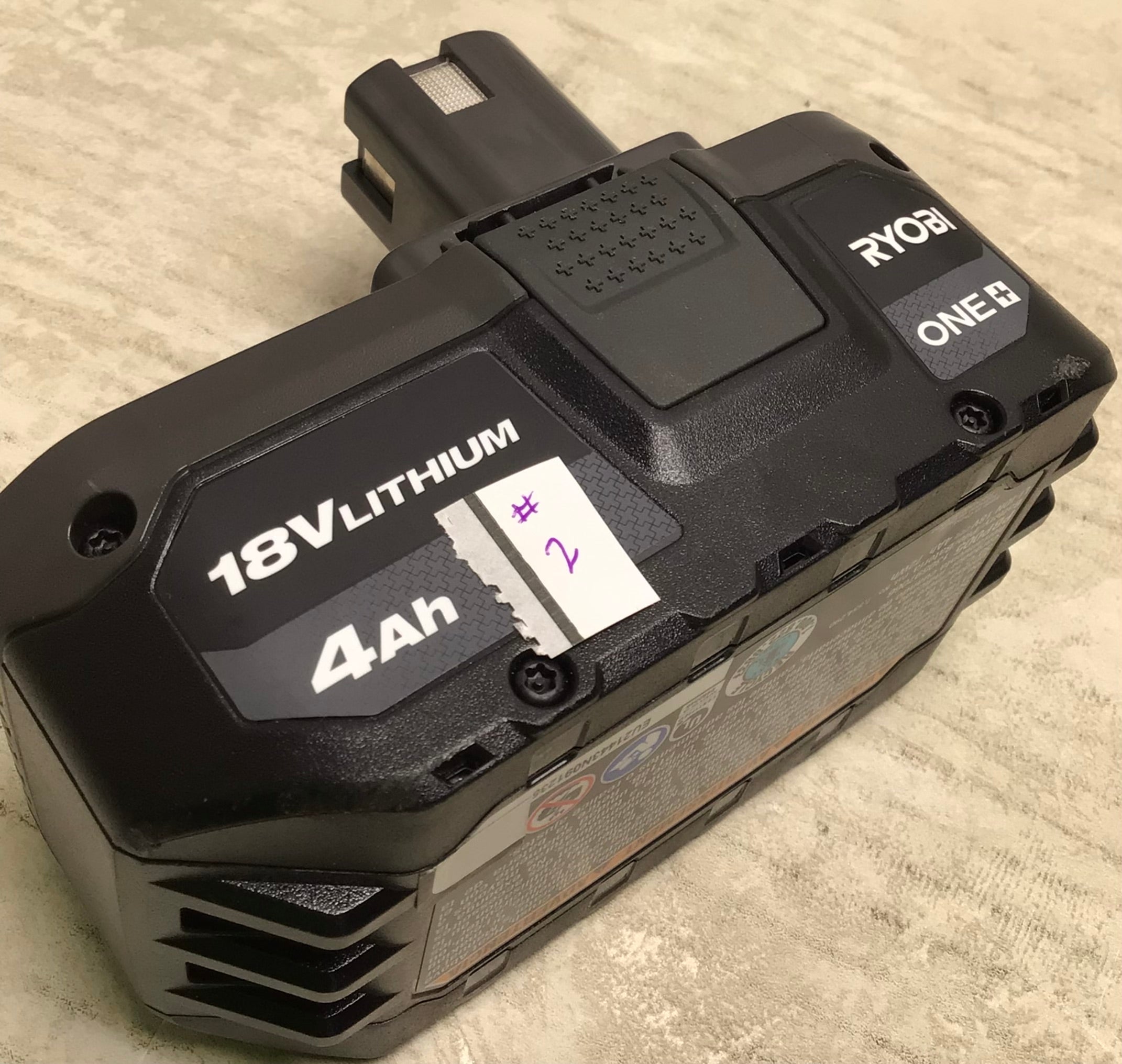 Genuine Ryobi 18 Volt Battery PBP005 (Lot of 3) (7753087287534)
