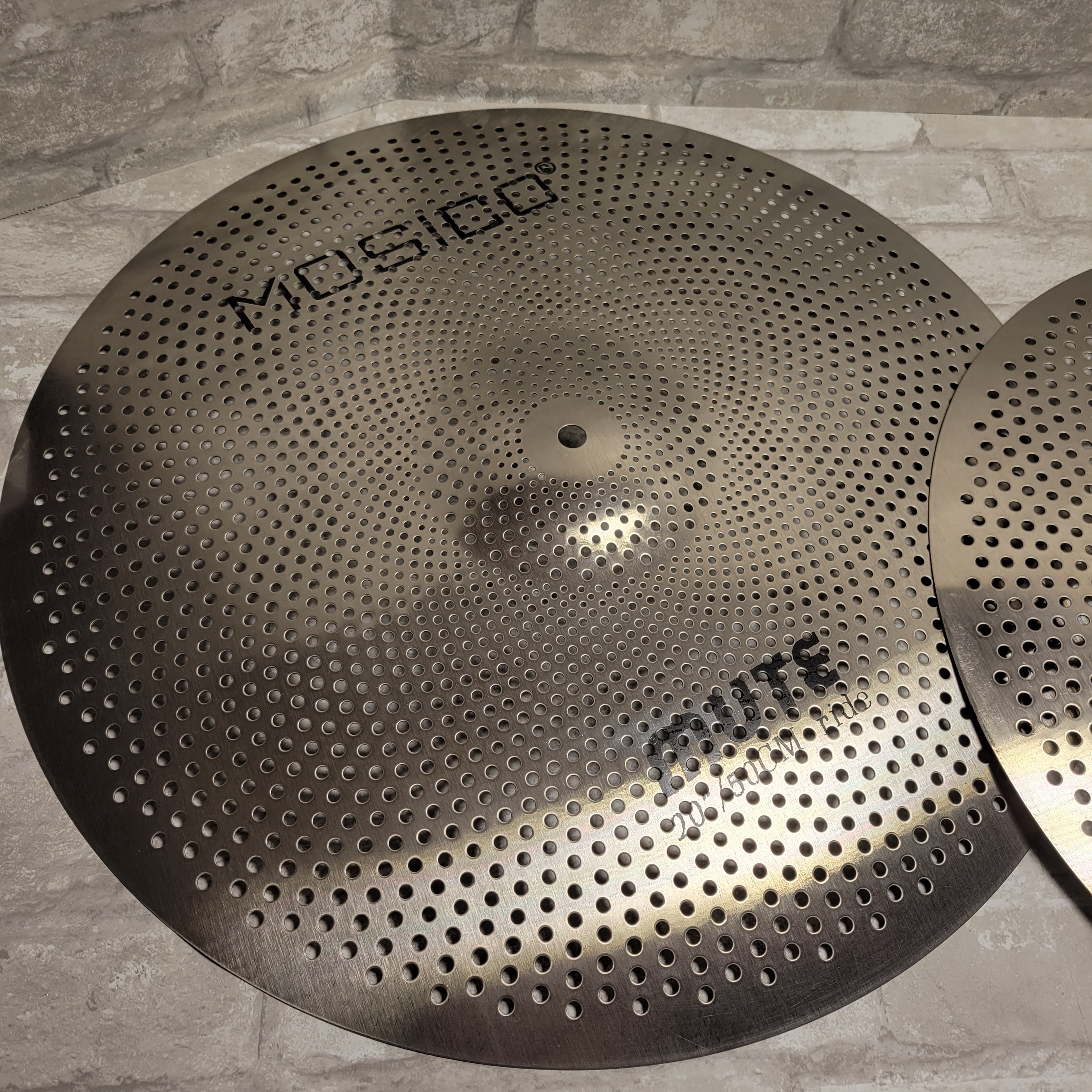 ULUOBO Low Volume Cymbal Pack, Silent Cymbals, Quiet Cymbals Set For