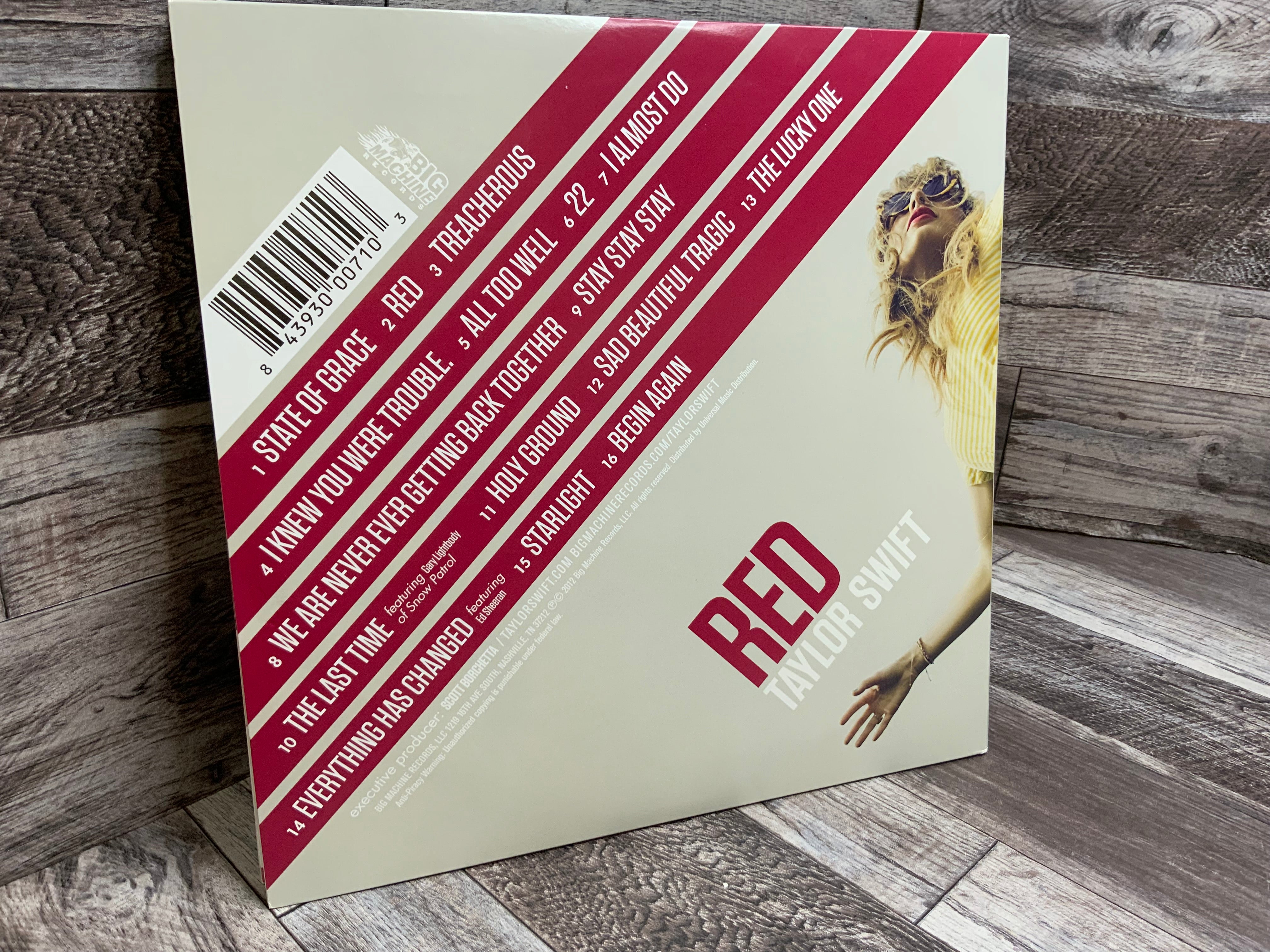 Taylor Swift - Red 2x LP Vinyl Record (8080360734958)