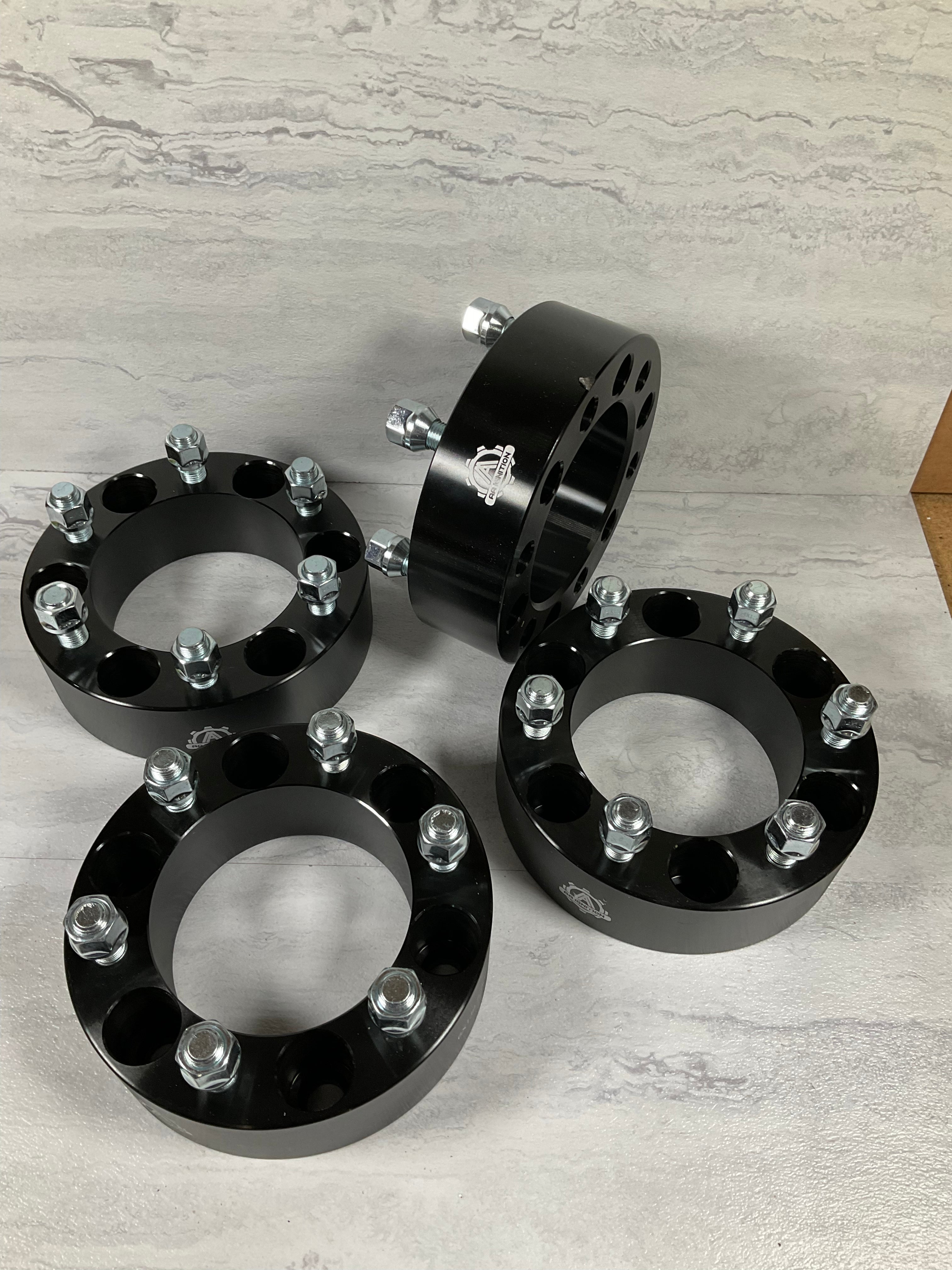 Wheel Spacer Set of 4-6 Lug 2 inches 50mm WheelCentric Adapter 6x5.5 (6958375436471)