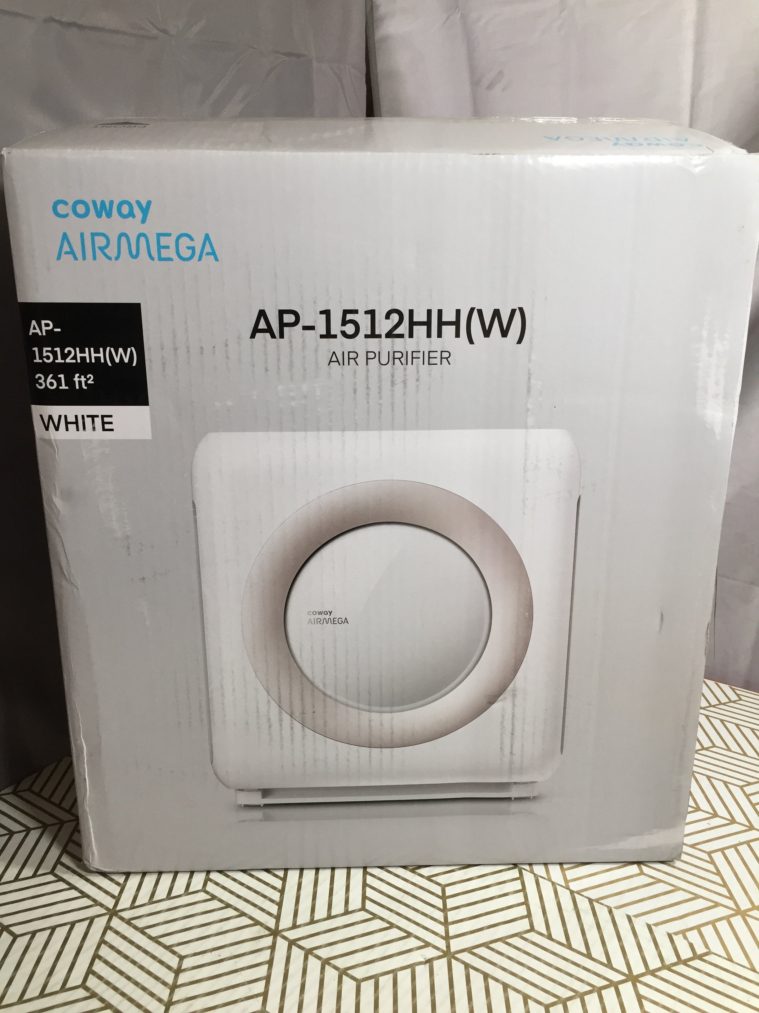 Coway Airmega AP1512HH(W) True HEPA Purifier with Air Quality Monitor
