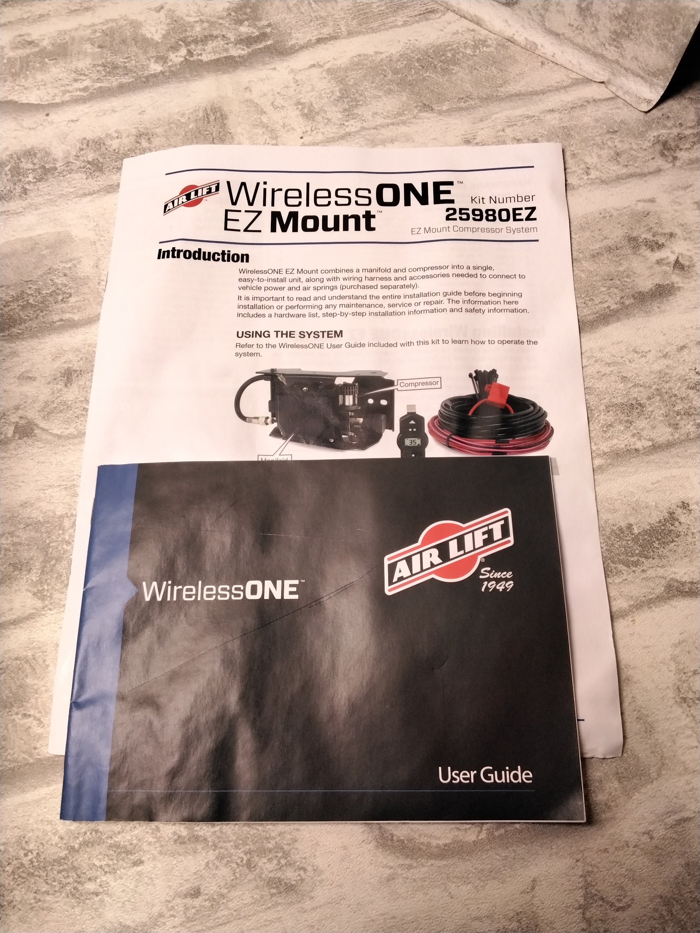Air Lift 25980EZ WirelessONE (2nd Generation) with EZ Mount [Replaces 25870] (7665827905774)