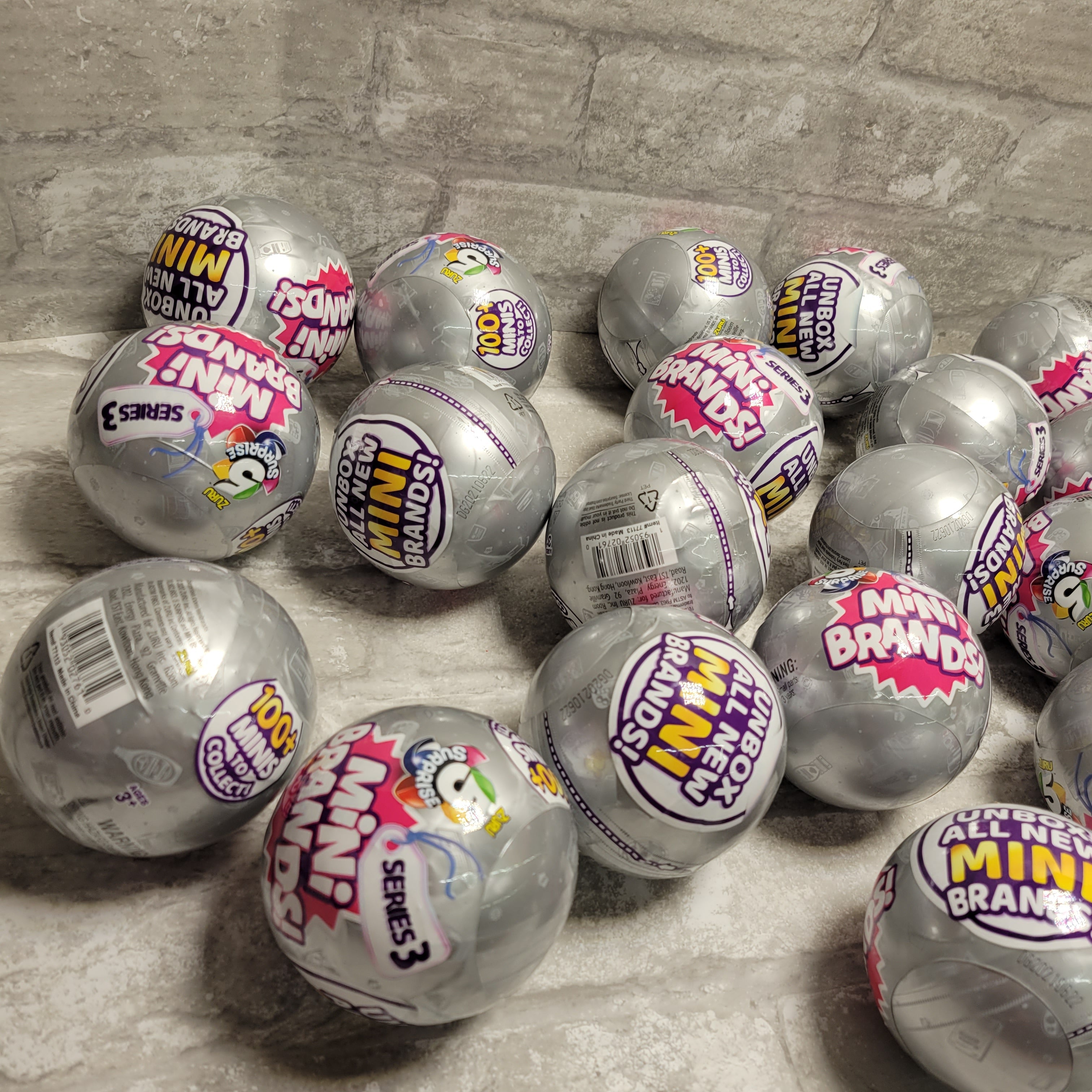 Zuru 5 Surprise MINI BRANDS Series 3 - Collectible Balls Full Retail Case of 23 (7994581647598)