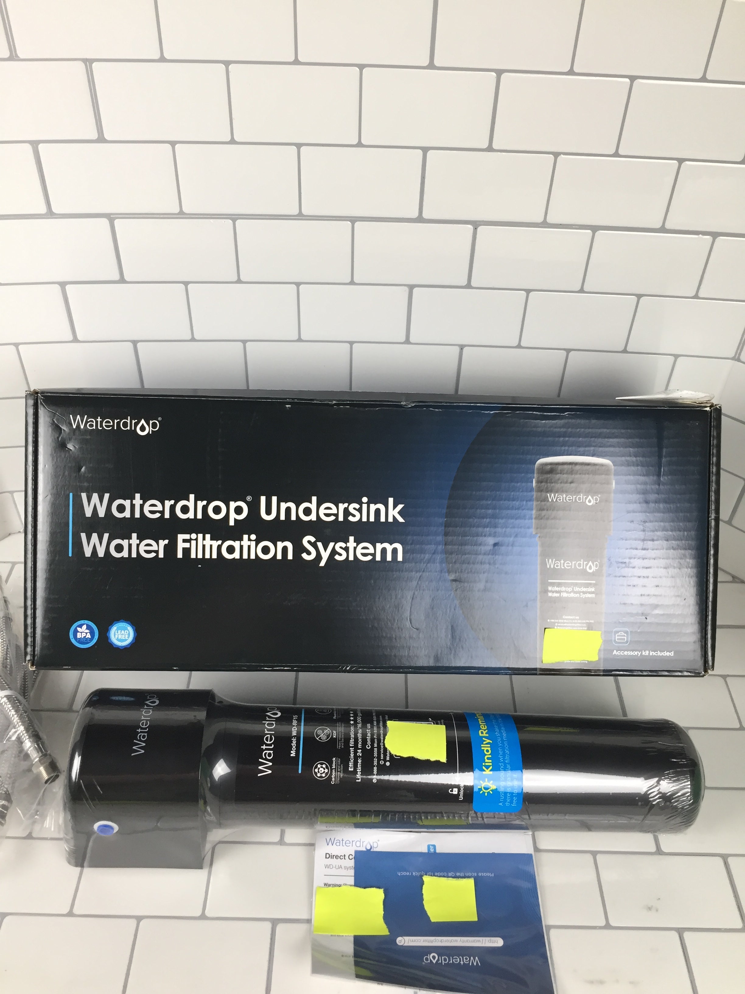 Waterdrop 15UA Under Sink Water Filter, NSF/ANSI Certified 16K Gallons (7333408899310)