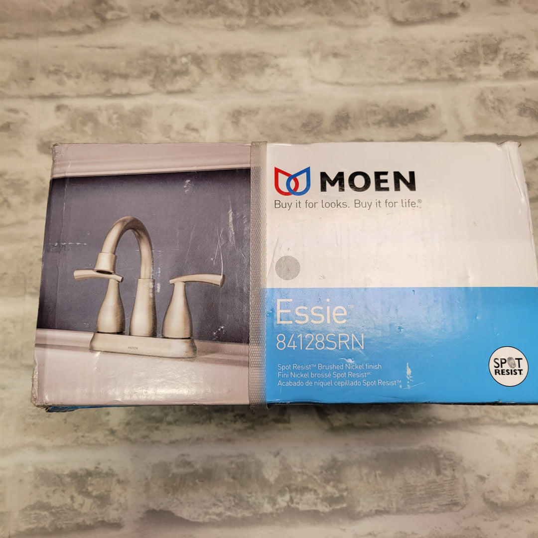 MOEN 84128SRN Essie Bathroom Faucet in Spot Resist Brushed Nickel