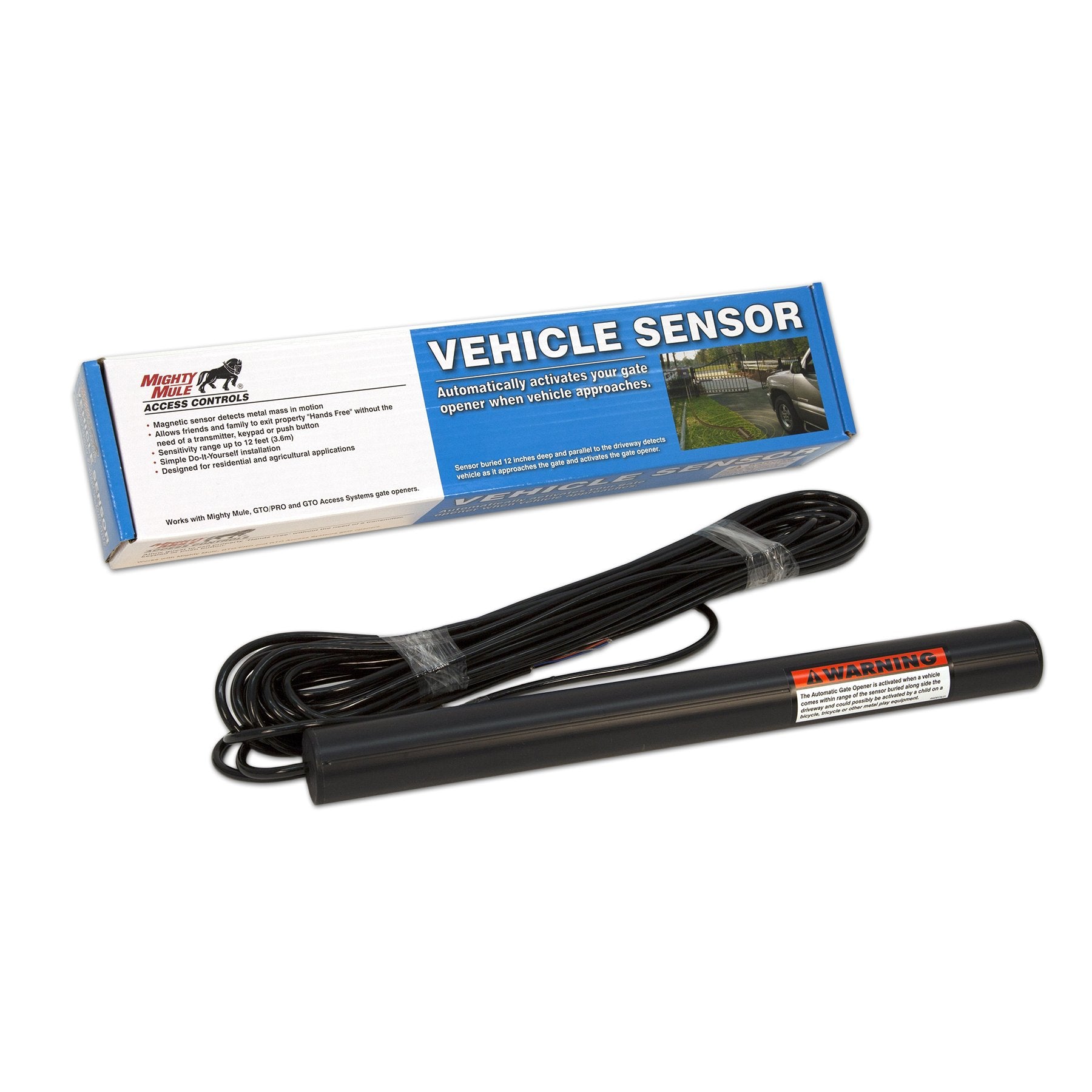100 Ft. Driveway Vehicle Sensor (FM140) for Mighty Mule Automatic Gate Opener (8095262802158)