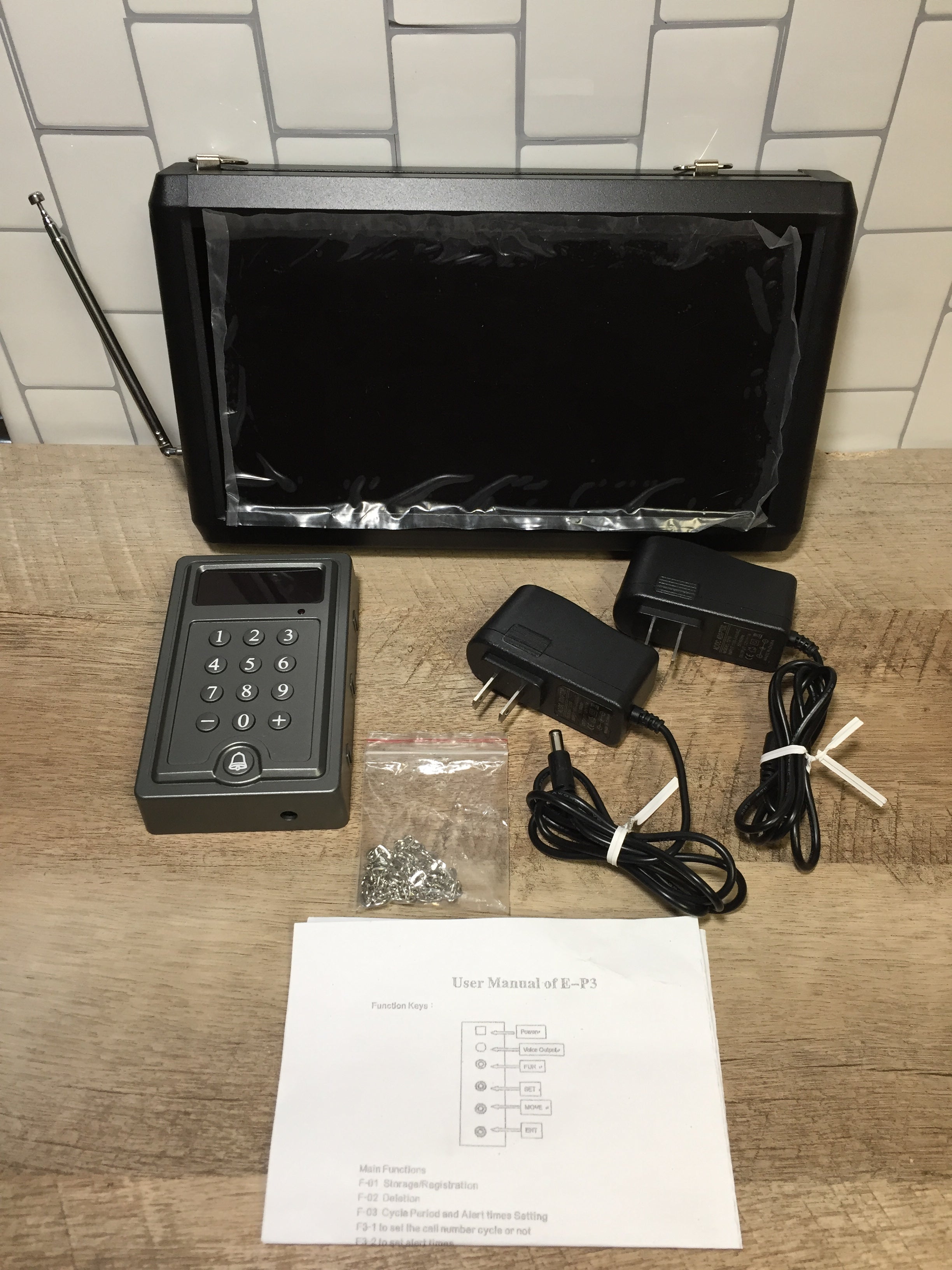 Wireless Queue Calling System, Take A Number Display, Restaurant Pager