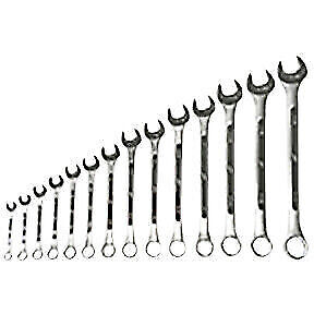 14 Pc. SAE Raised Panel Combination Wrench Set ATD-1014 (8129066205422)