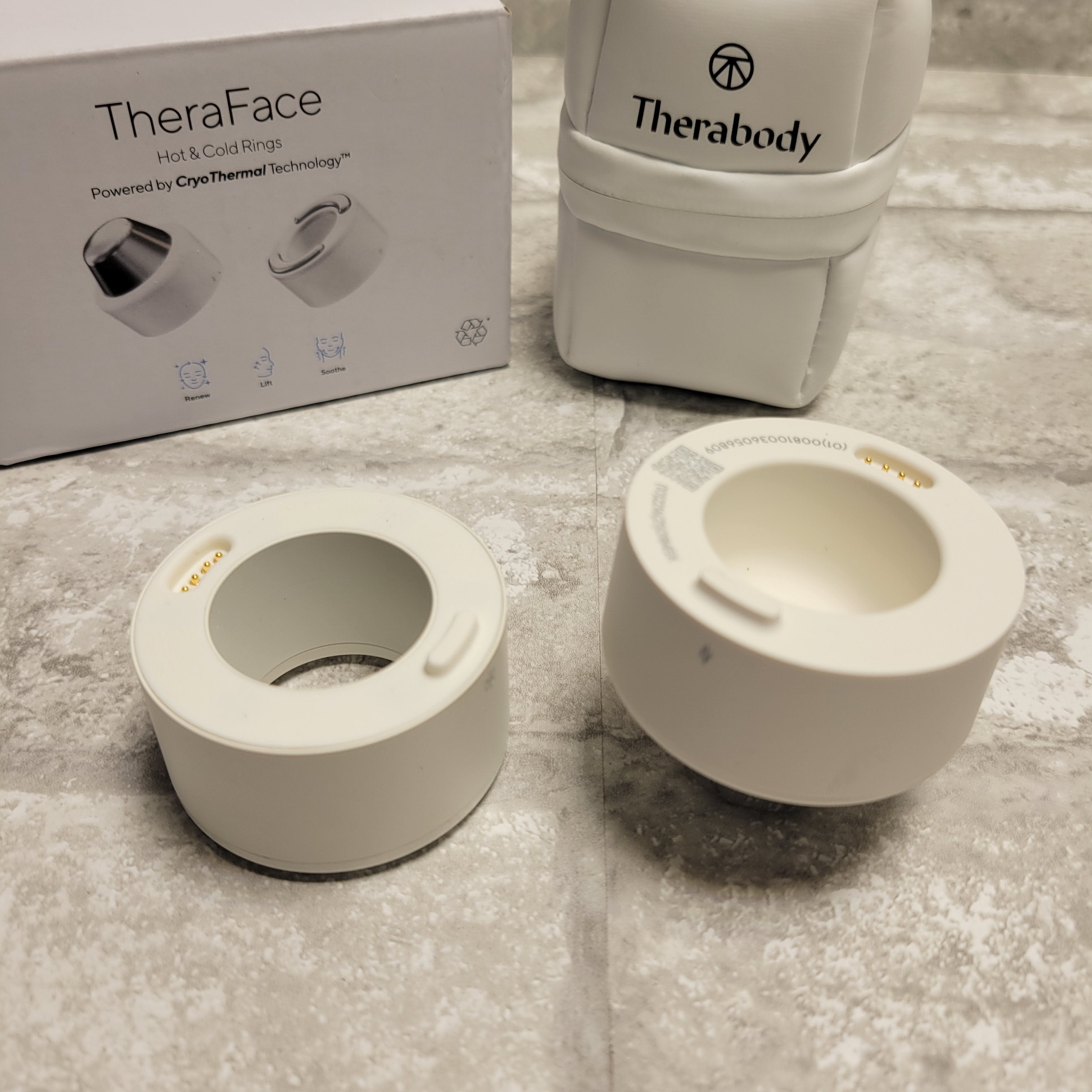 Therabody - TheraFace Hot & Cold Rings - White (8017096573166)