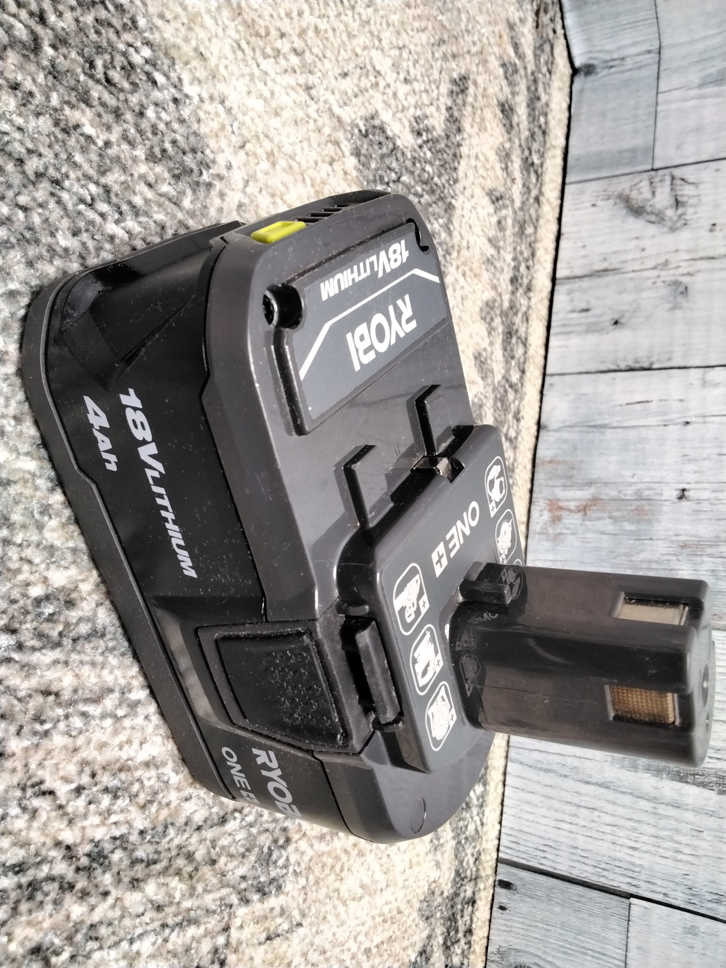 Ryobi P197 Battery ONE + Rechargeable Lithium Ion 18 v Volt 4.0 Ah G