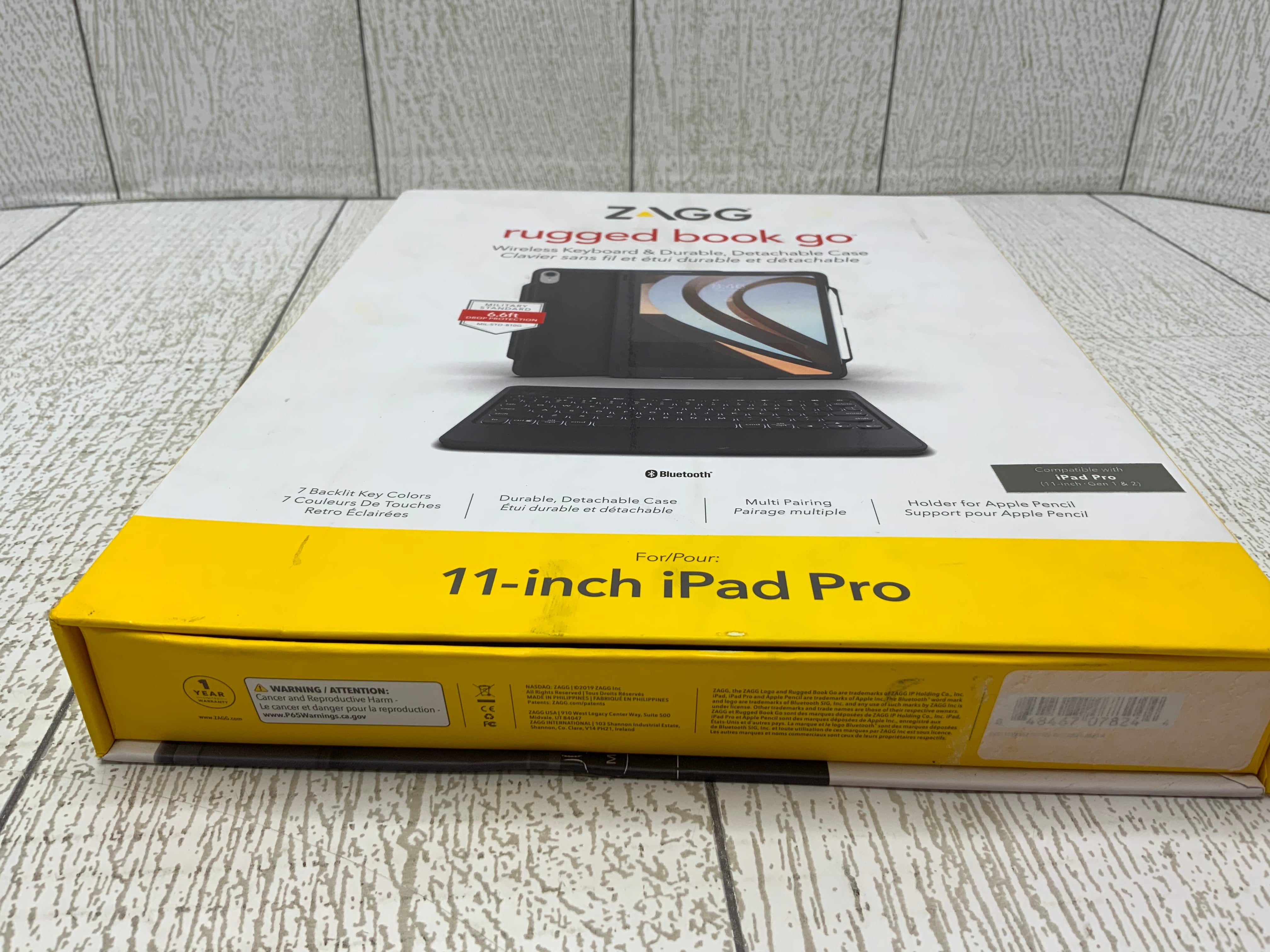 ZAGG Rugged Book Go - Durable Case & Keyboard (7994488979694)