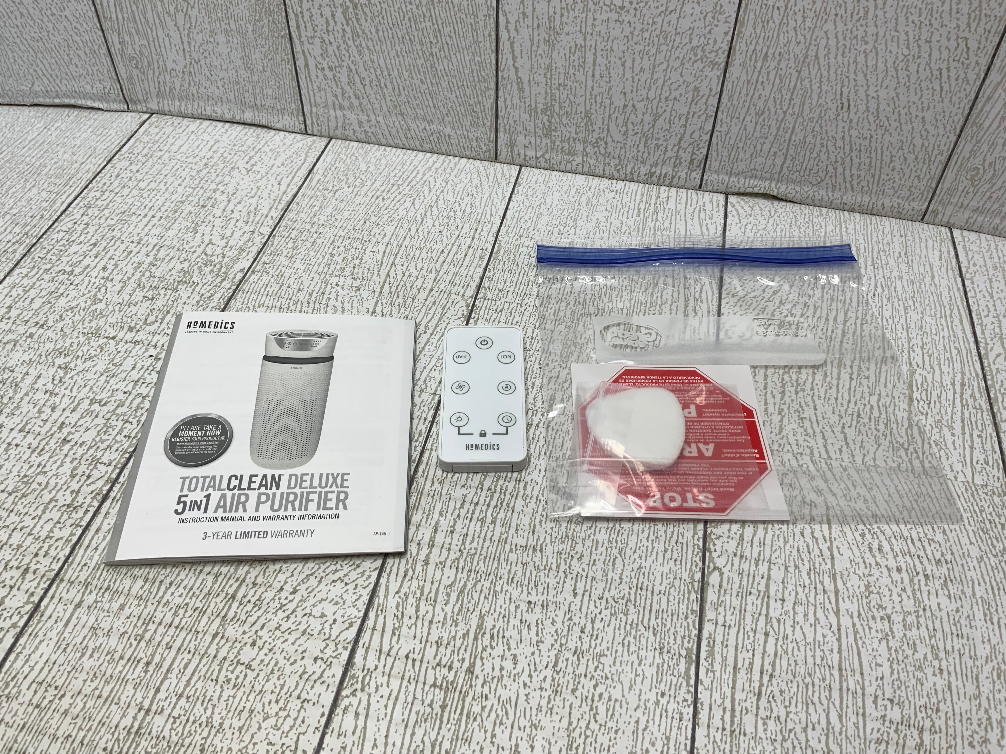 Homedics Air Purifier - Extra-Large Rooms, TotalClean Deluxe 5-in-1 To