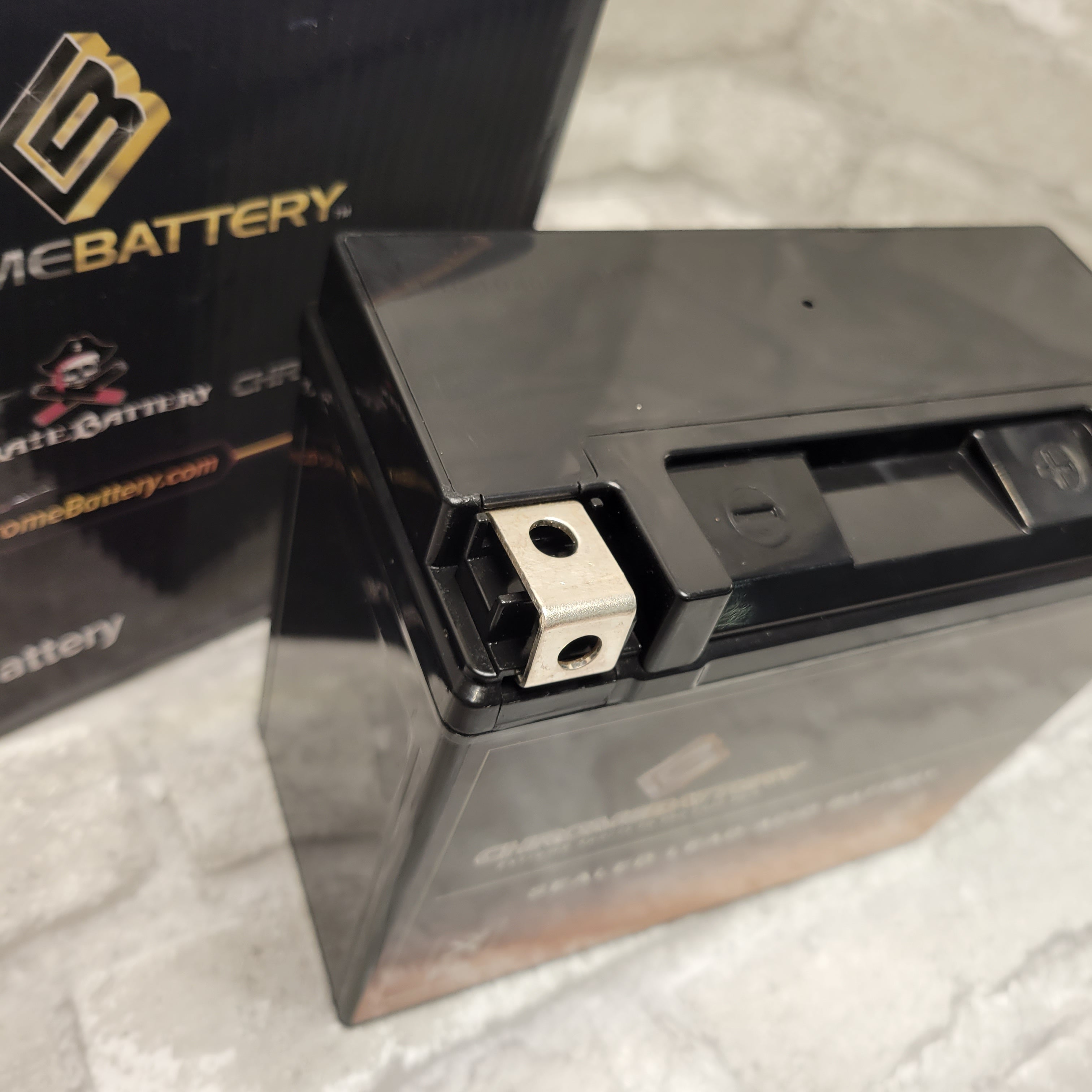 Chrome Battery 20HL-BS 12 Volts,18 Ah, 310 CCA *READ DESCRIPTION* (7923772850414)