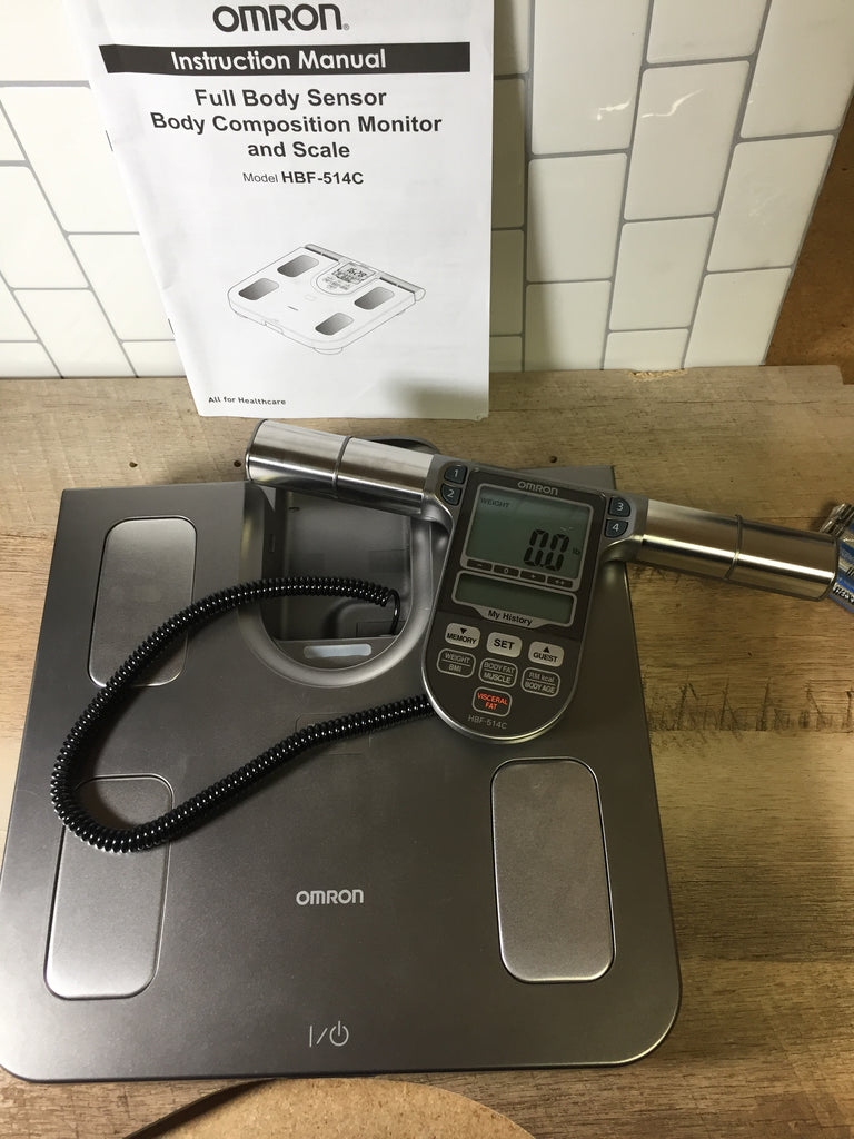 Omron Body Composition Monitor with Scale 7 Fitness Indicators & 90