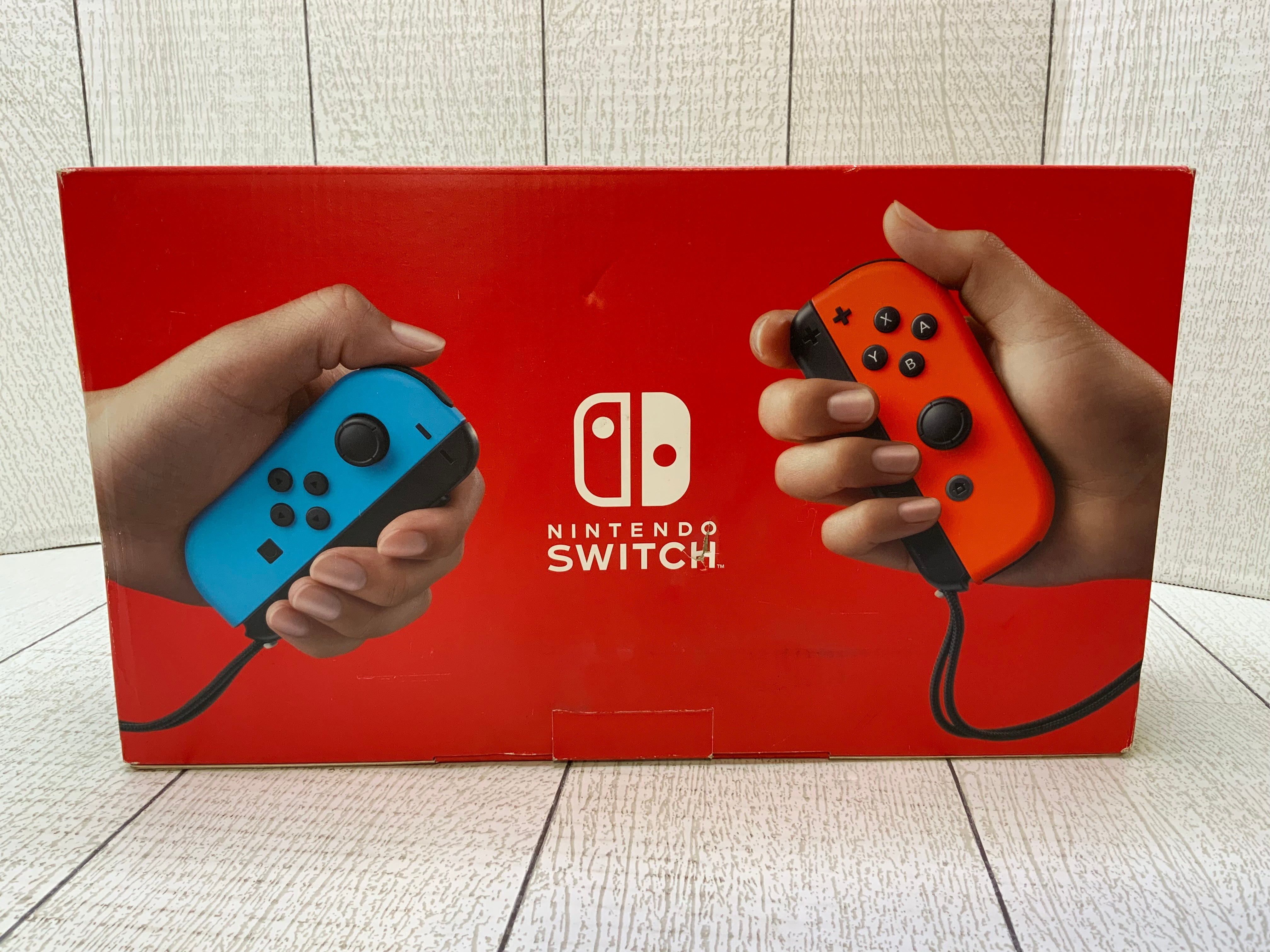 Nintendo Switch with Neon Blue and Neon Red Joy‑Con (7931429978350)