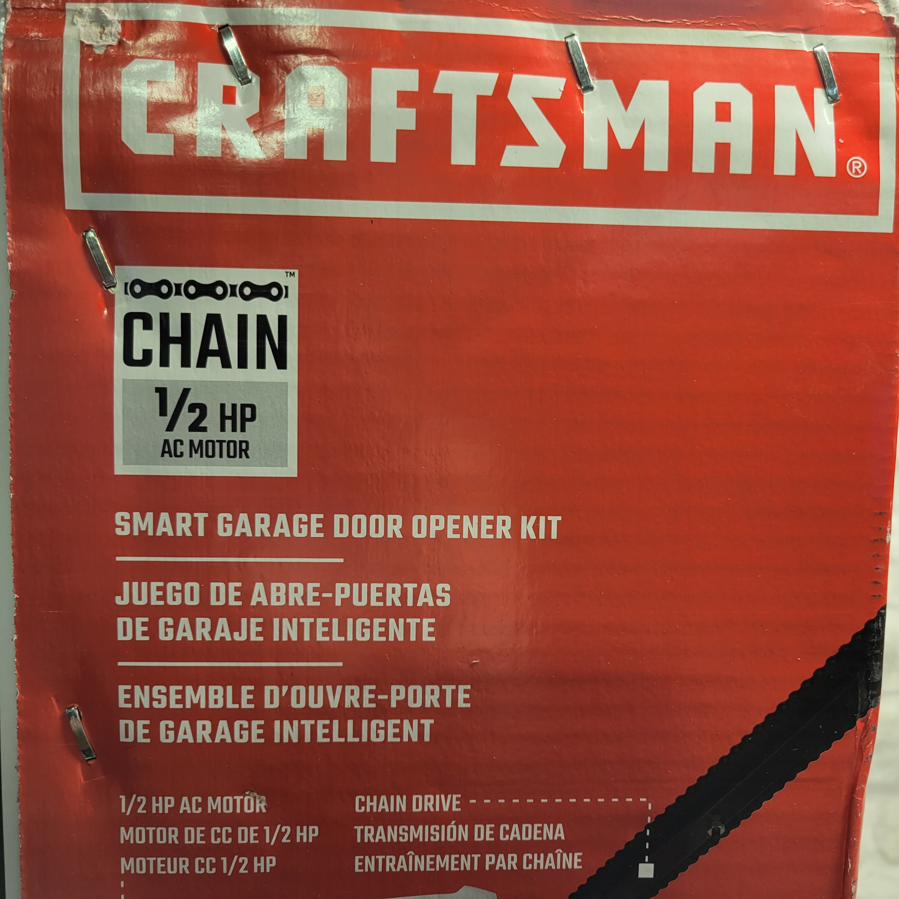 CRAFTSMAN 1/2 HP Smart Garage Door Opener Chain Drive, CMXEOCG472,