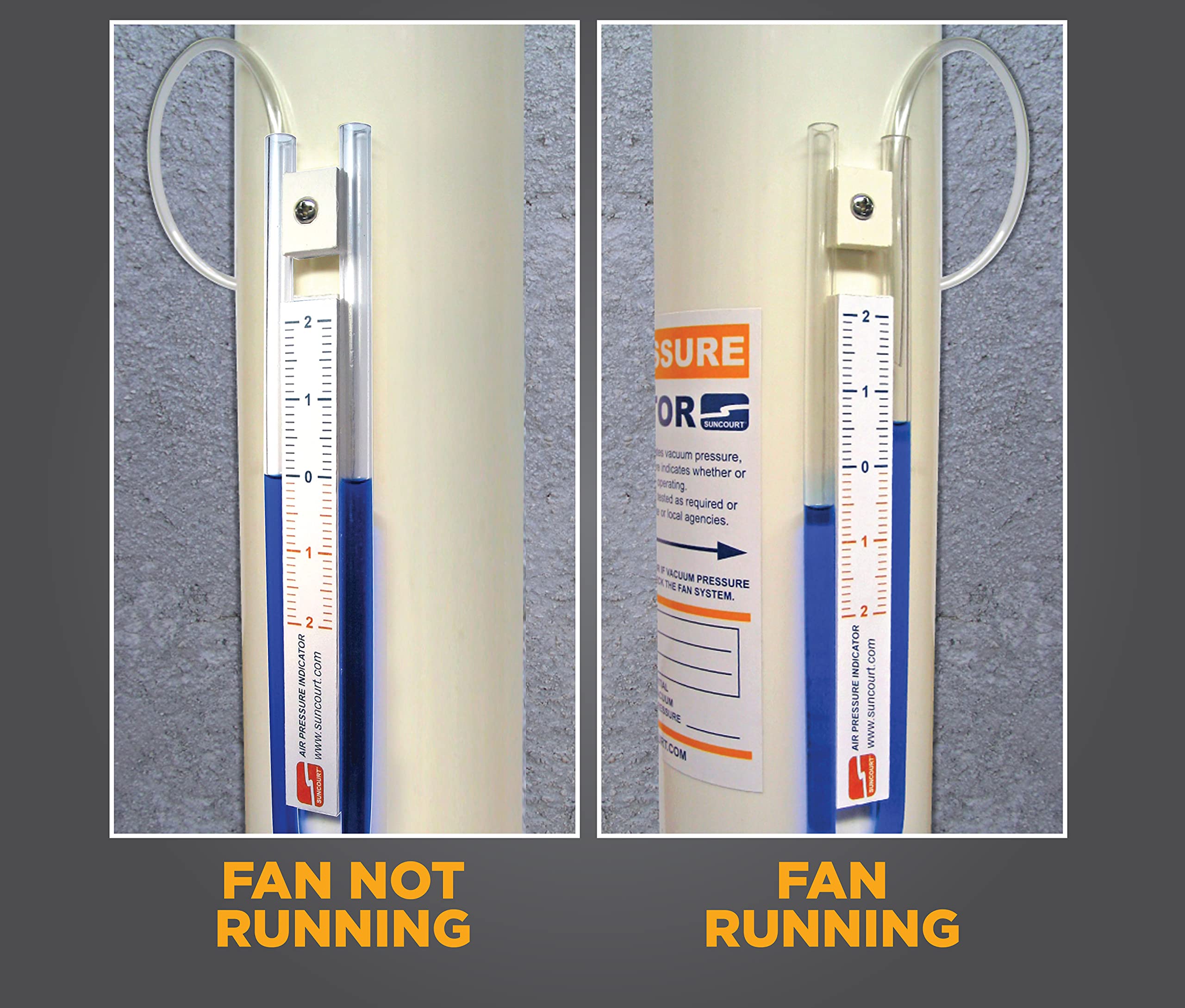 Suncourt Centrax RDK04 Radon Fan Mitigation Kit, White (7945753690350)