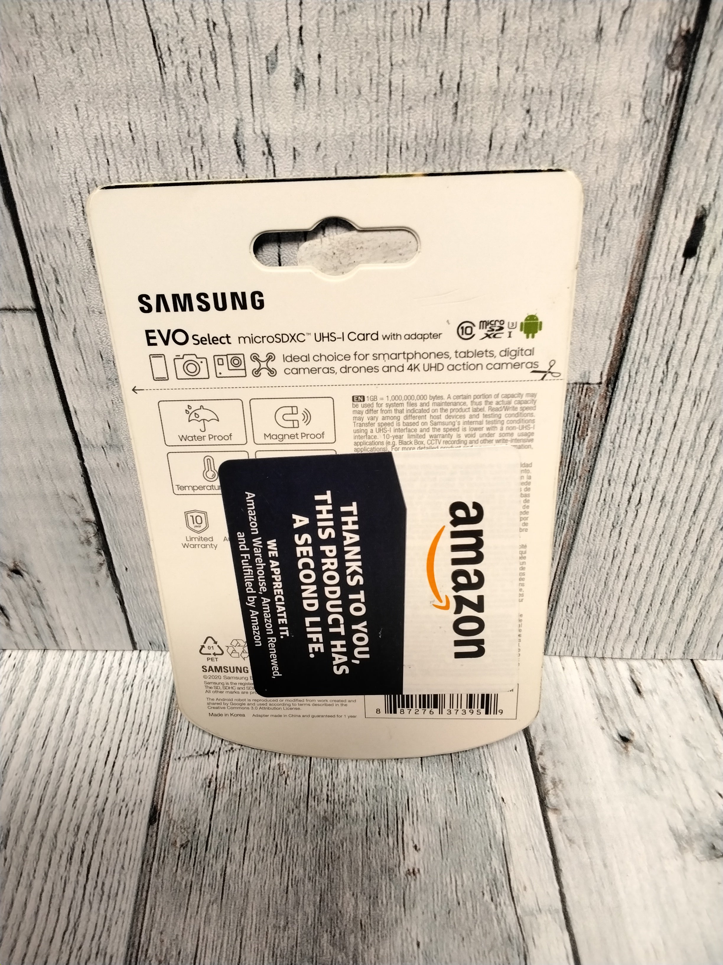 SAMSUNG EVO Select Micro SD Memory Card with Adapter, 512GB *NEW/UNOPENED* (7834371096814)
