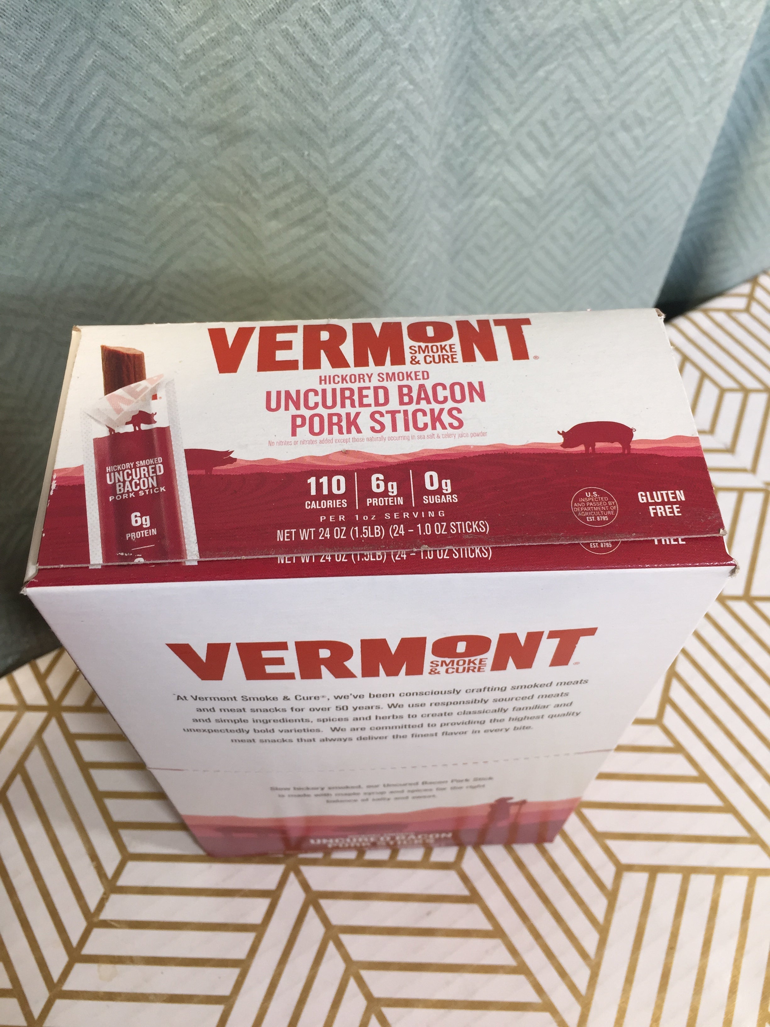 Vermont Smoke & Cure Meat Sticks - Uncured Bacon - 24 Count (7760692576494)