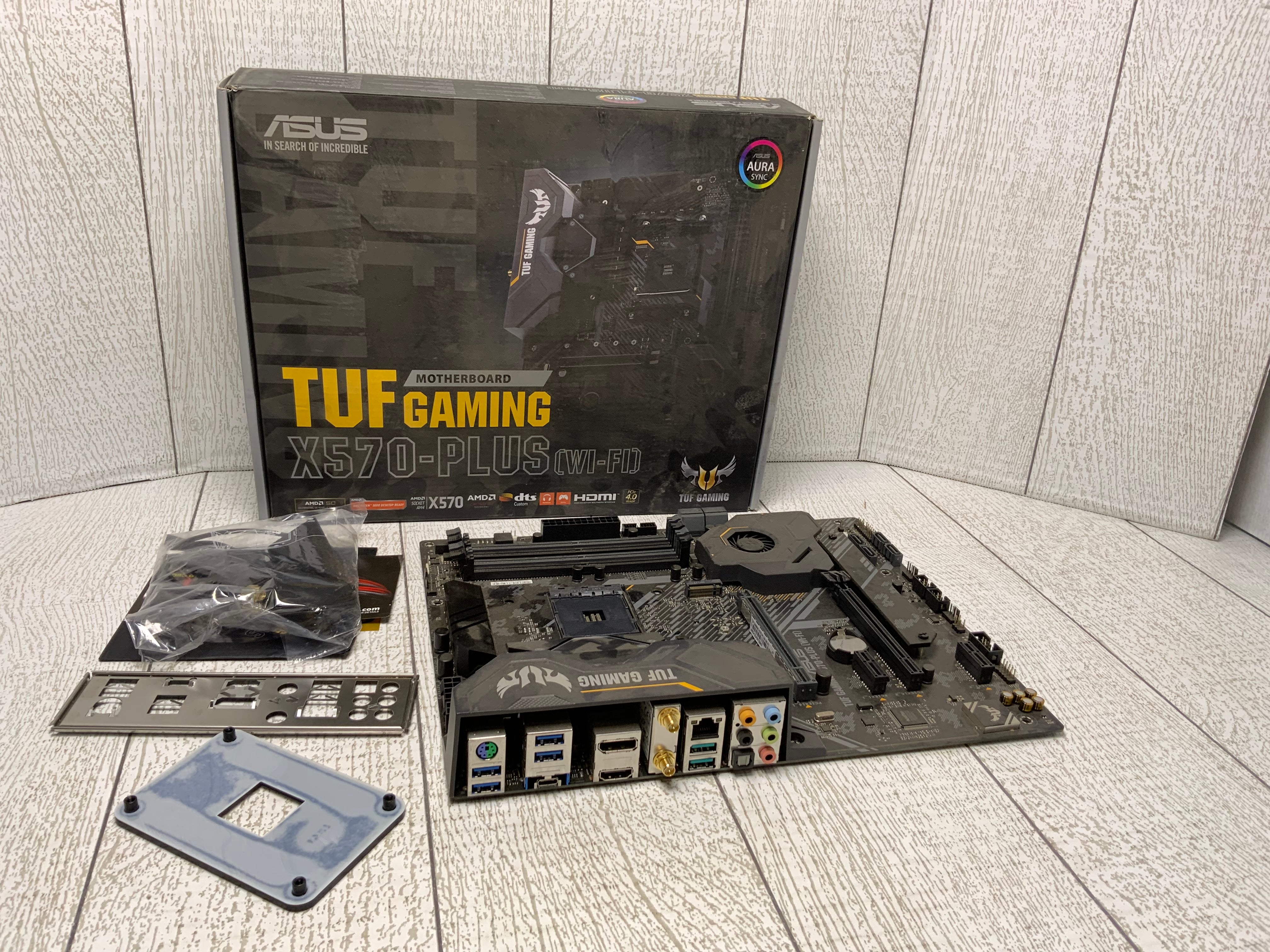 Tuf X570-plus/G Drive USB/Aorus B550/MSI MPG Z490 **LOT OF 4, FOR PARTS ONLY** (7980583289070)