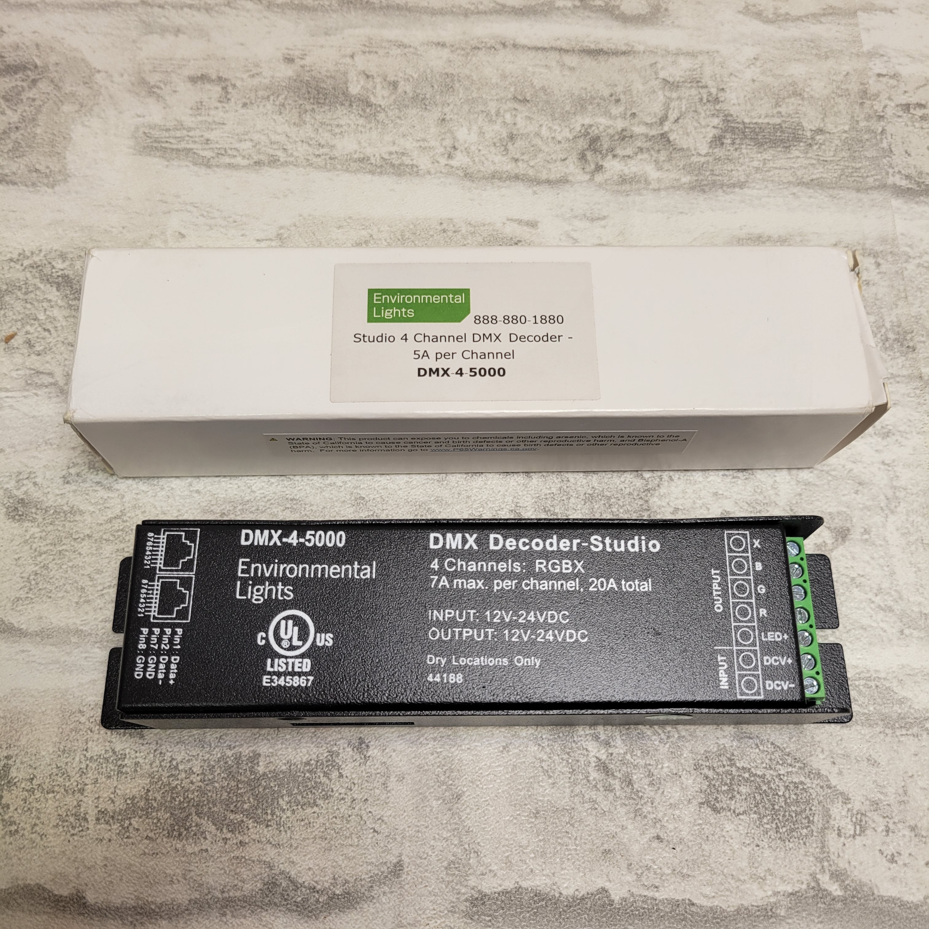 Studio 4 Channel DMX Decoder - 5A per Channel (7706921042158)