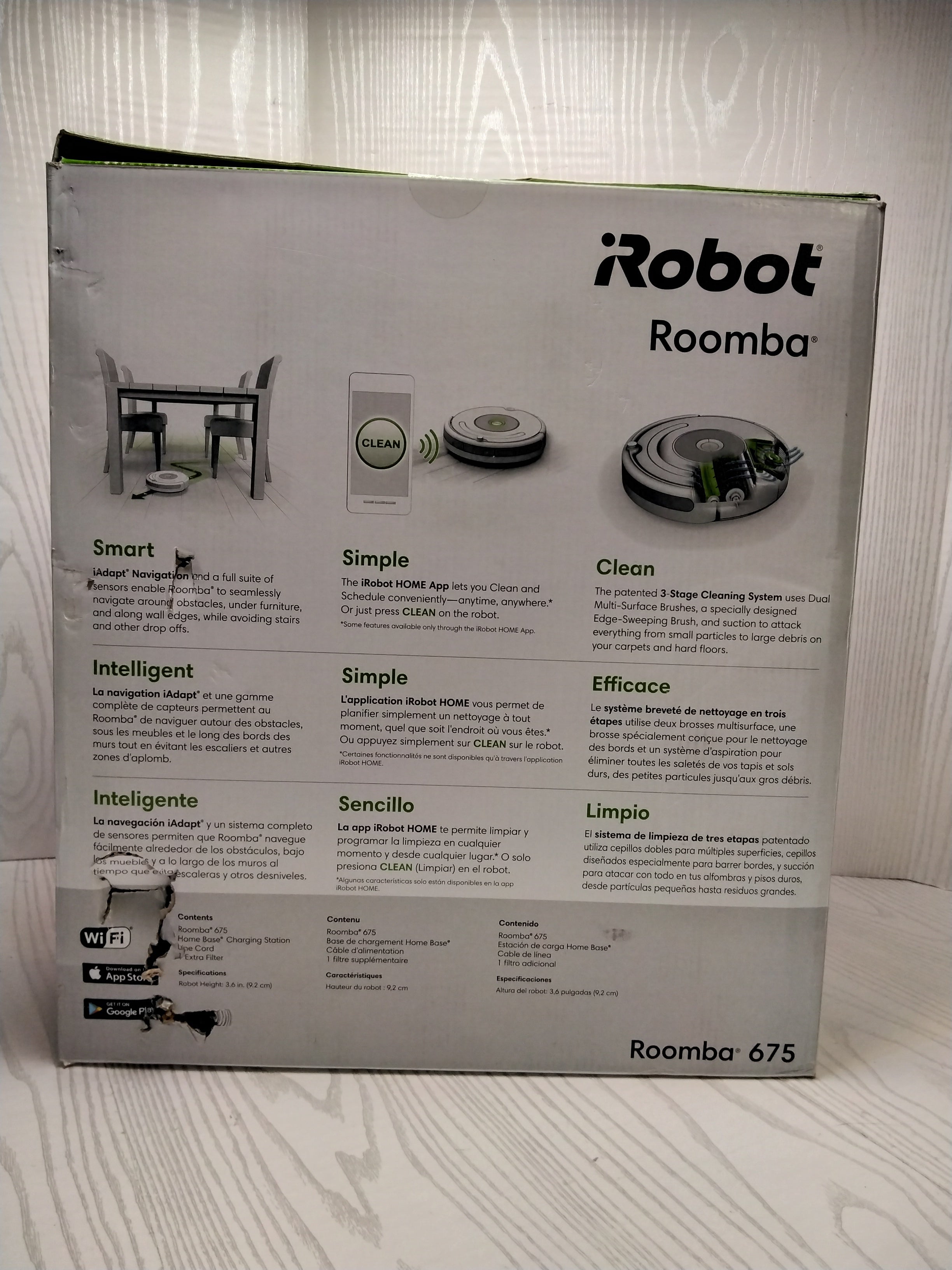 *BRAND NEW, SEALED* iRobot Roomba 675 Robot Vacuum-Wi-Fi Connectivity (7723606737134)