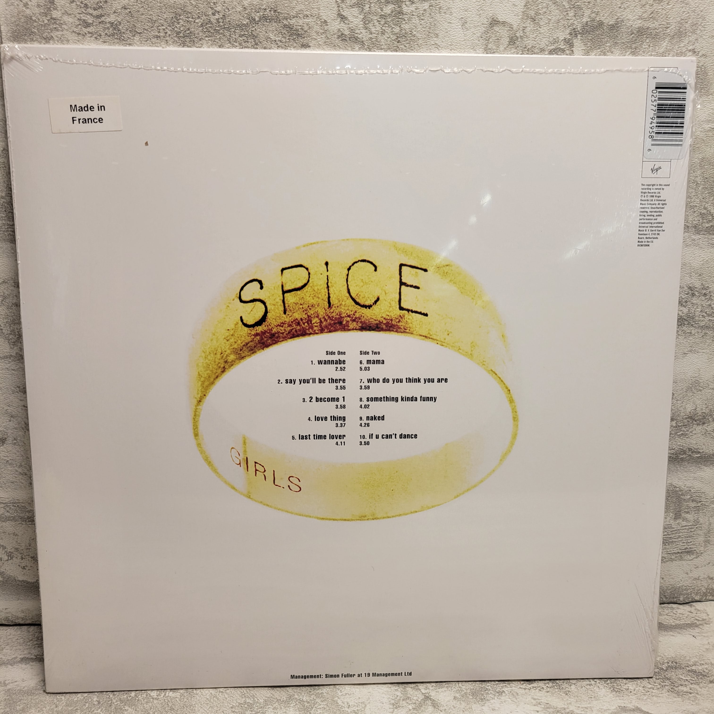Spice Girls: Spice [LP] Limited Edition White Vinyl (7863098474734)