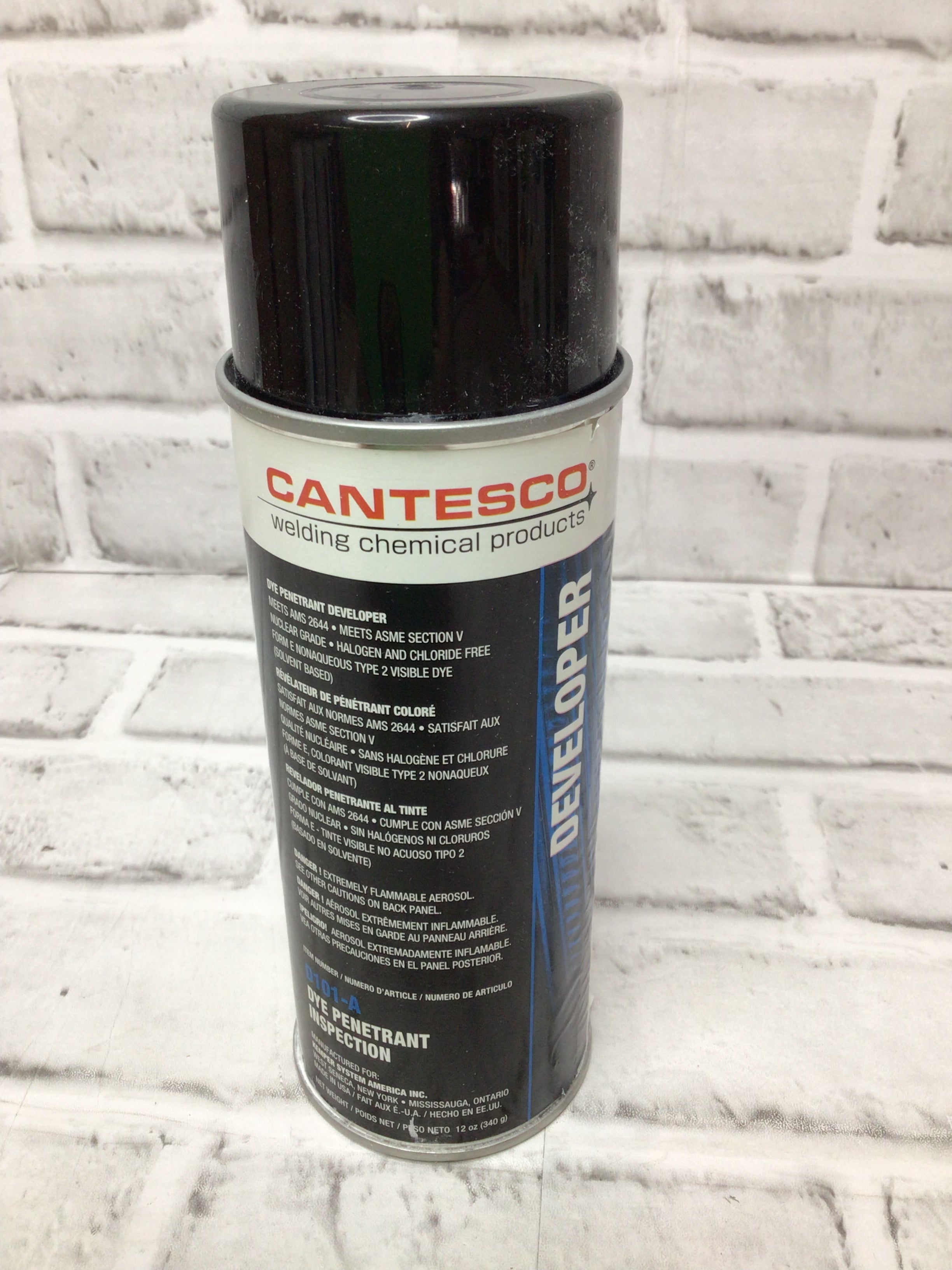 Cantesco D101-A DEVELOPER STANDARD Dye Penetrant Inspection *Dirty Cans* (8128805470446)