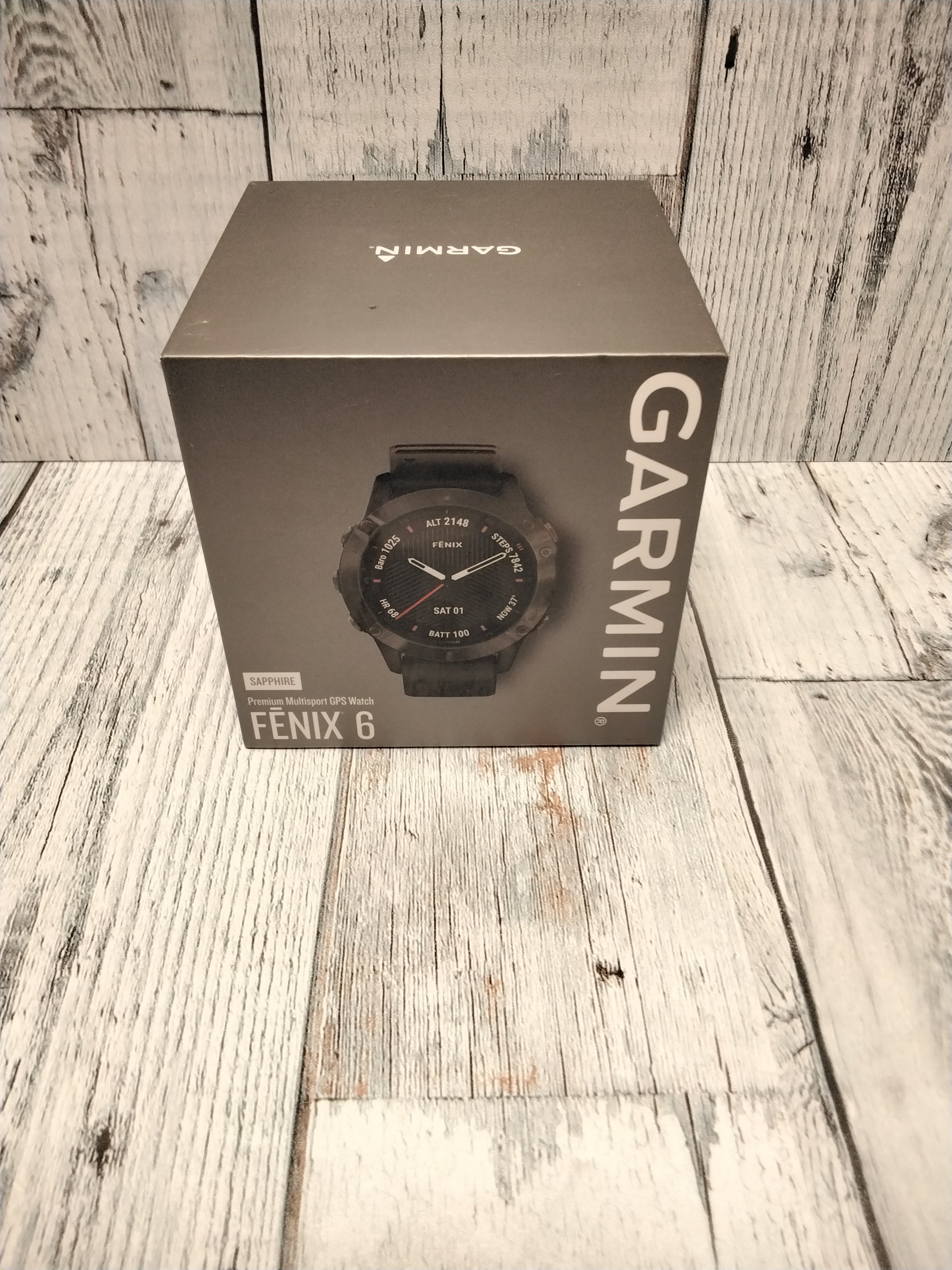 Garmin fenix 6 Sapphire, Premium Multisport GPS Watch, Carbon Gray *WATCH ONLY* (7829668626670)