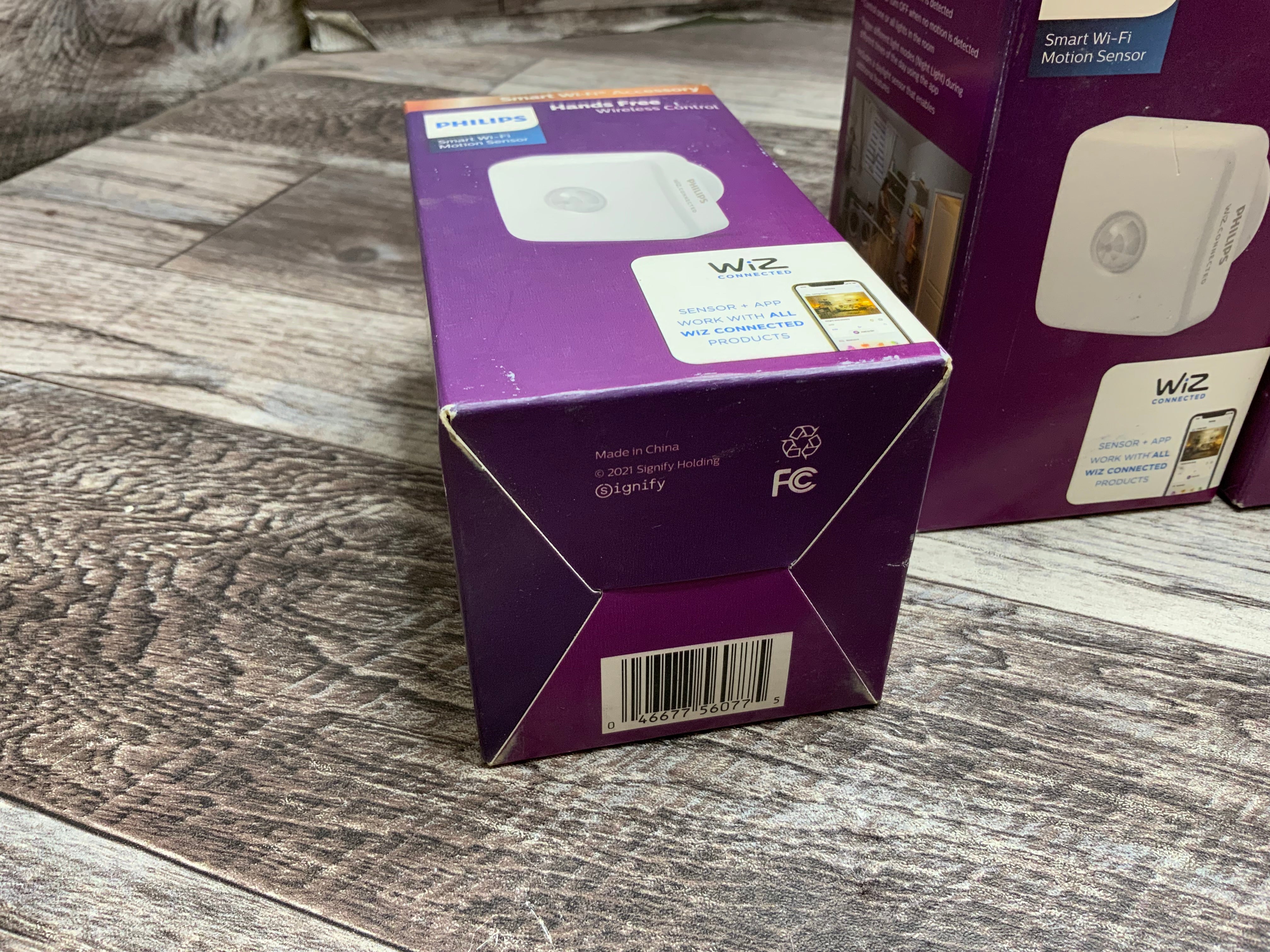 WiZ Philips Hands Free Wireless Control Smart Wi-Fi Motion Sensor - 4 Pack (8135955316974)