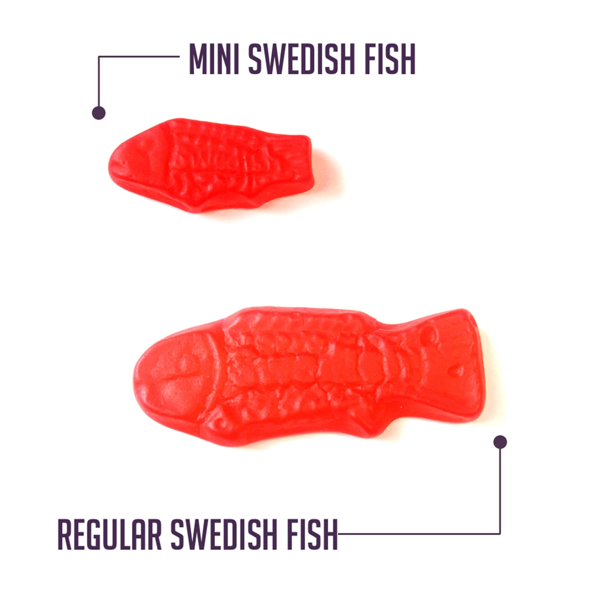 SWEDISH FISH Mini Assorted Soft & Chewy Candy, Family Size, Valentines Candy, 1.8 lb (7570636767470)