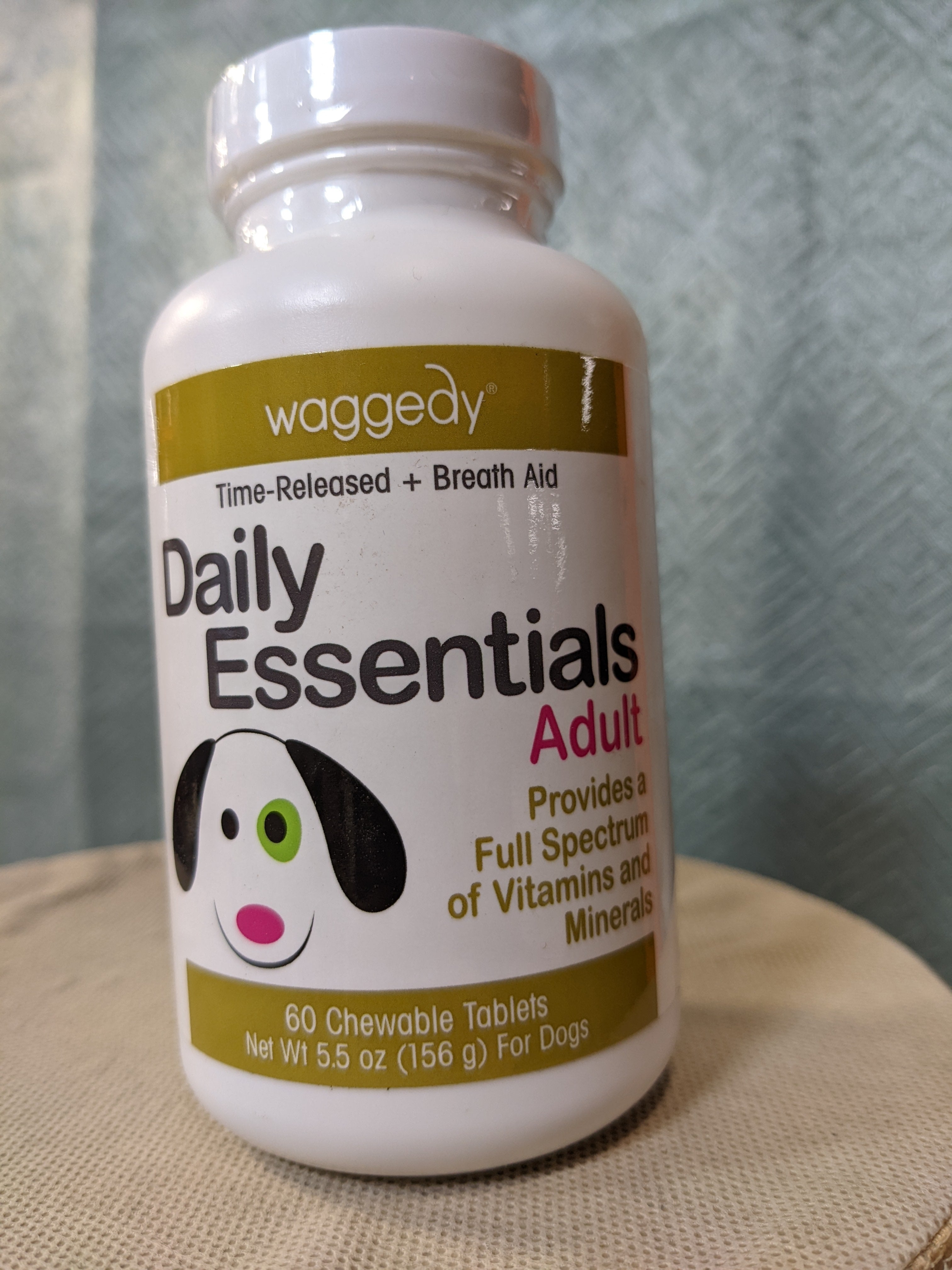 waggedy Chewable Dog Vitamins for Every Life Stage: Puppy, Adult, Pregnant or Senior Expires 03/2023(60 Chewy Tablets) (7567334277358)