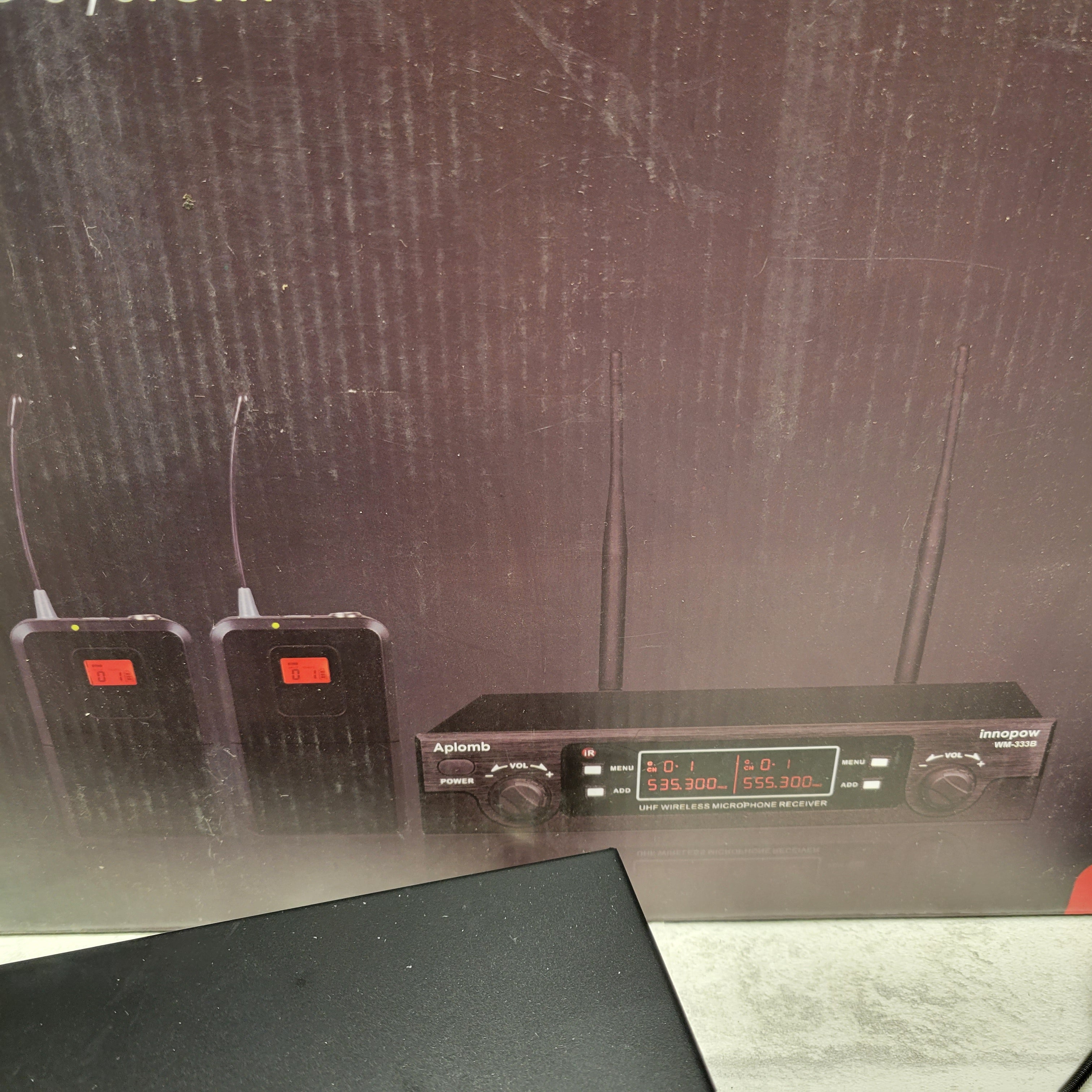 Wireless Microphone System Professional Aplomb Innopow UHF 80 Chanel S