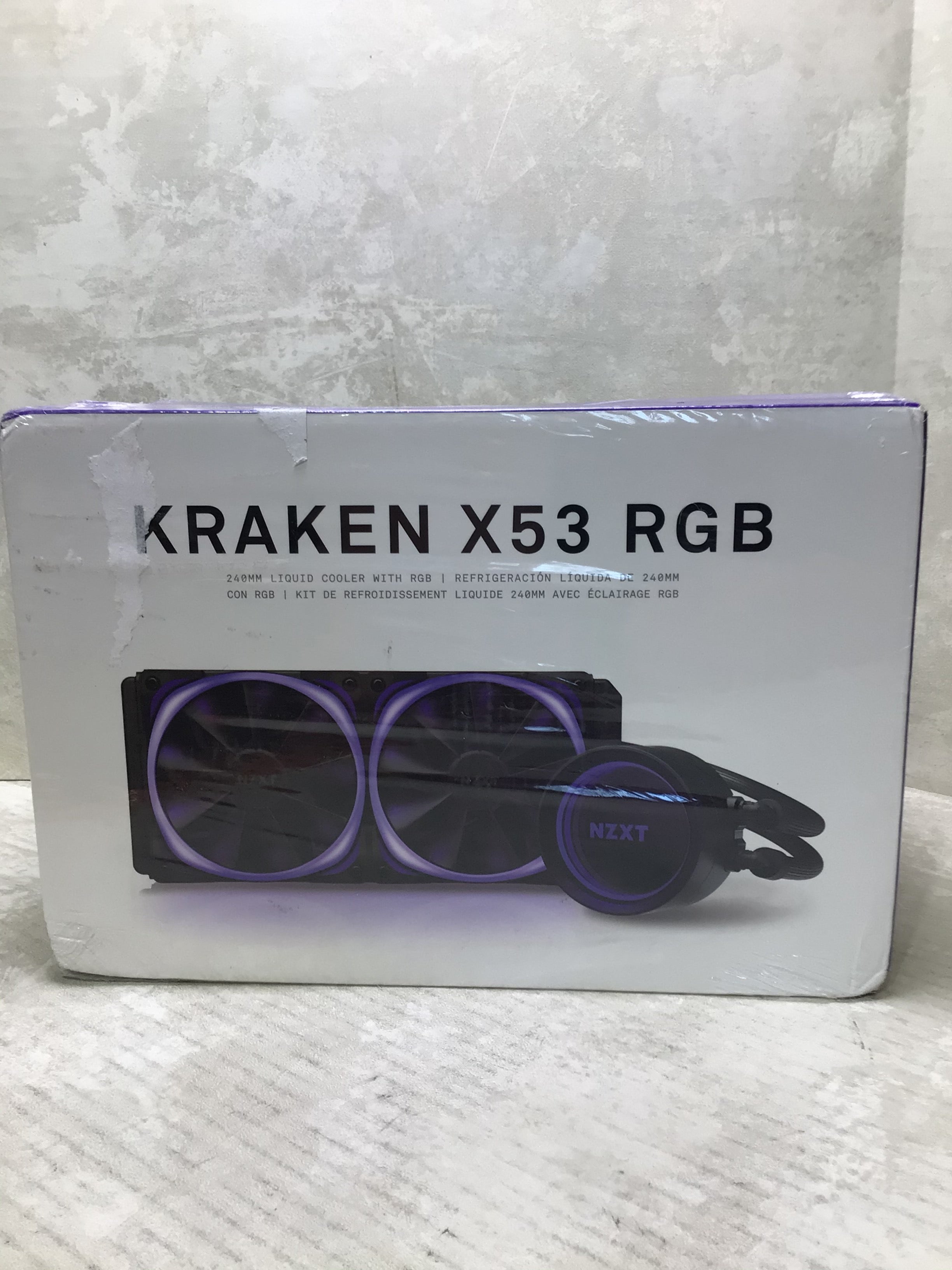NZXT Kraken X53 RGB 240mm - RL-KRX53-R1 - AIO RGB CPU Liquid Cooler (7669165031662)