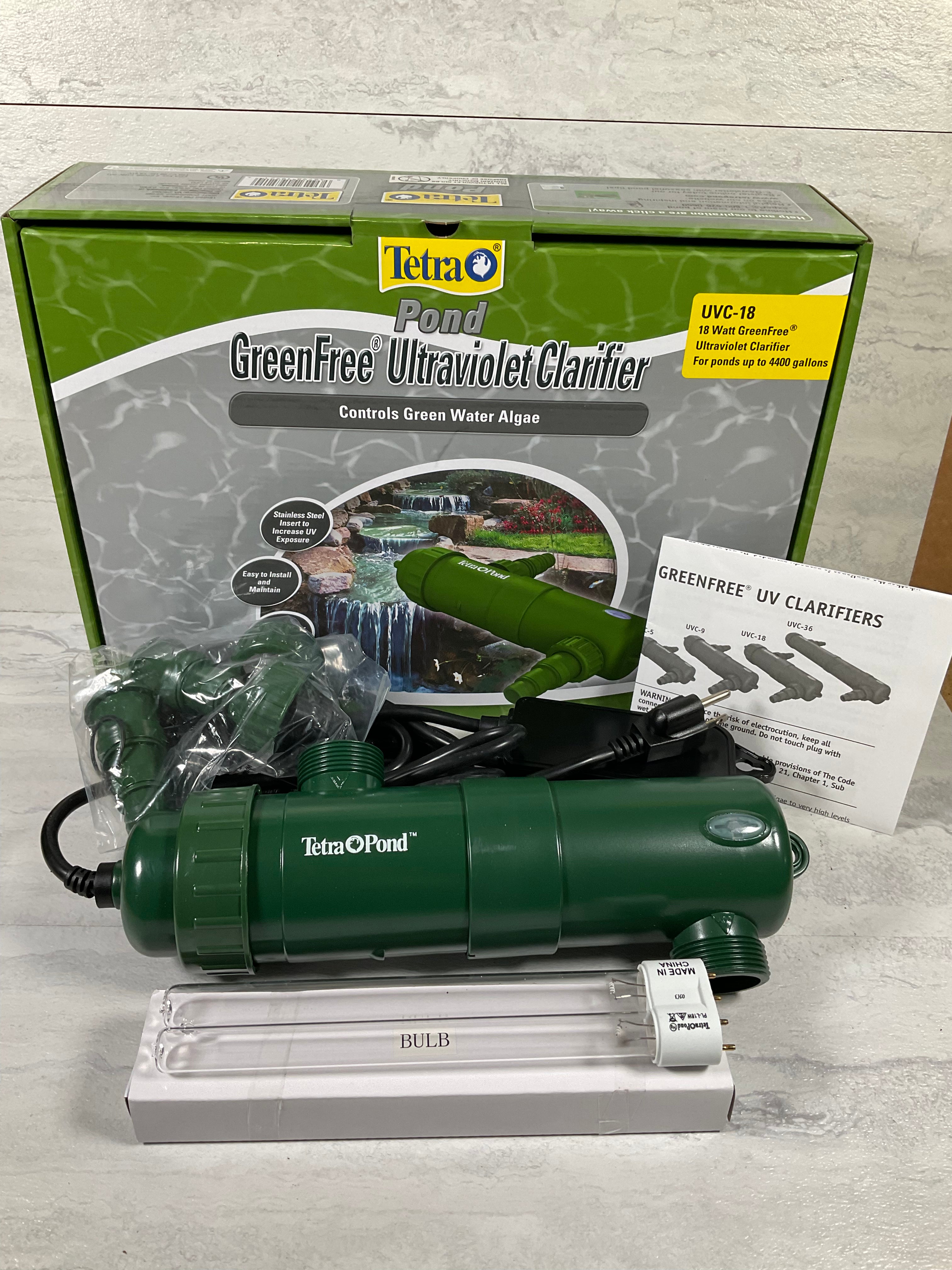 TetraPond UVC-18 GreenFree UV Clarifiers, Up To 4400 Gallons, 18-Watt (6966403301559)