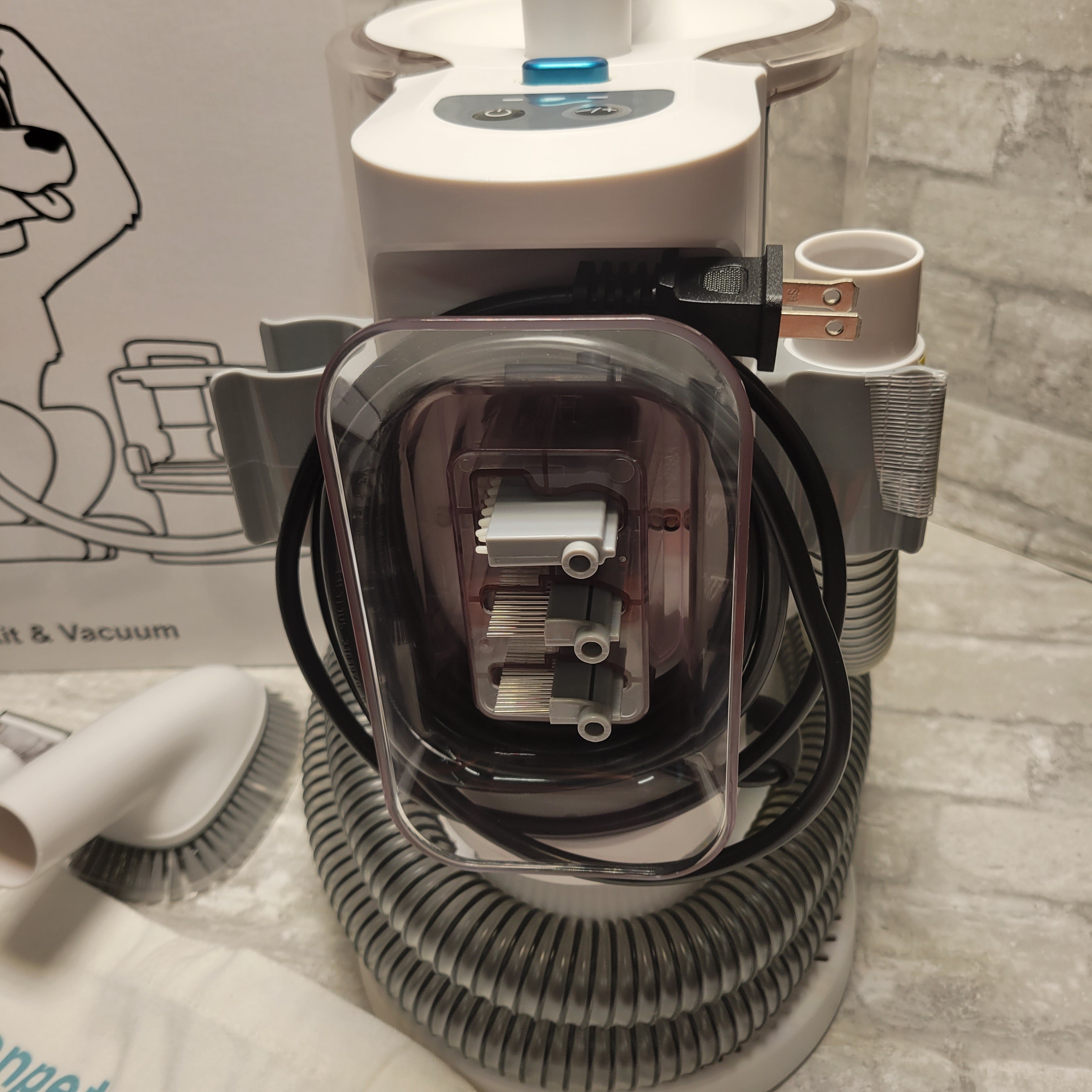 Pet Grooming Vacuum Kit Professional Shedding Clipper Brush Tool Set (8087180706030)