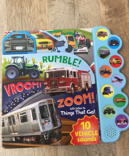 Rumble! Vroom! Zoom!: Let's Listen to Things That Go! (Board Book) (6922776740023)
