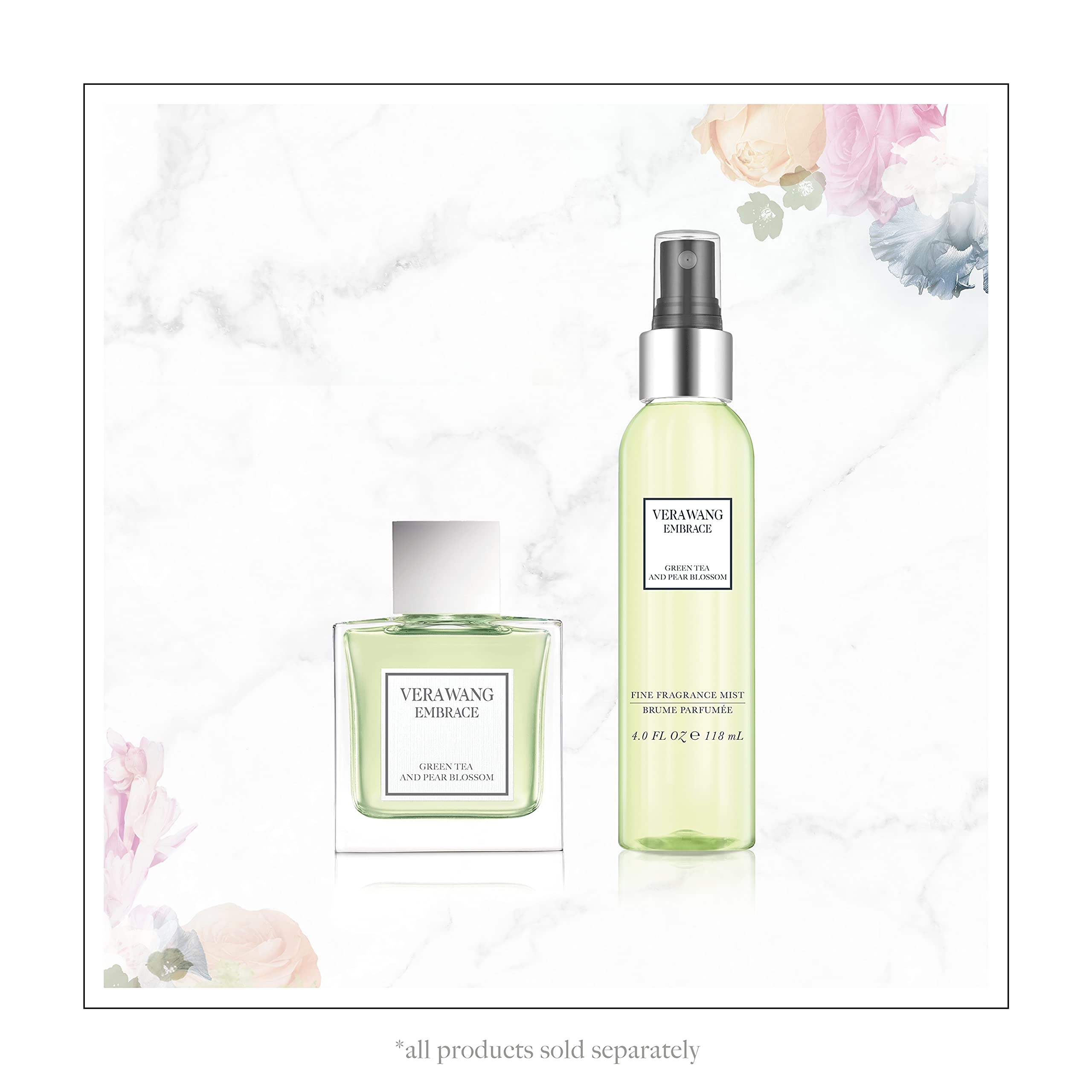 Vera Wang Embrace Eau de Toilette Spray for Women, Green Tea & Pear Blossom, 1 Fl Oz (7568946462958)