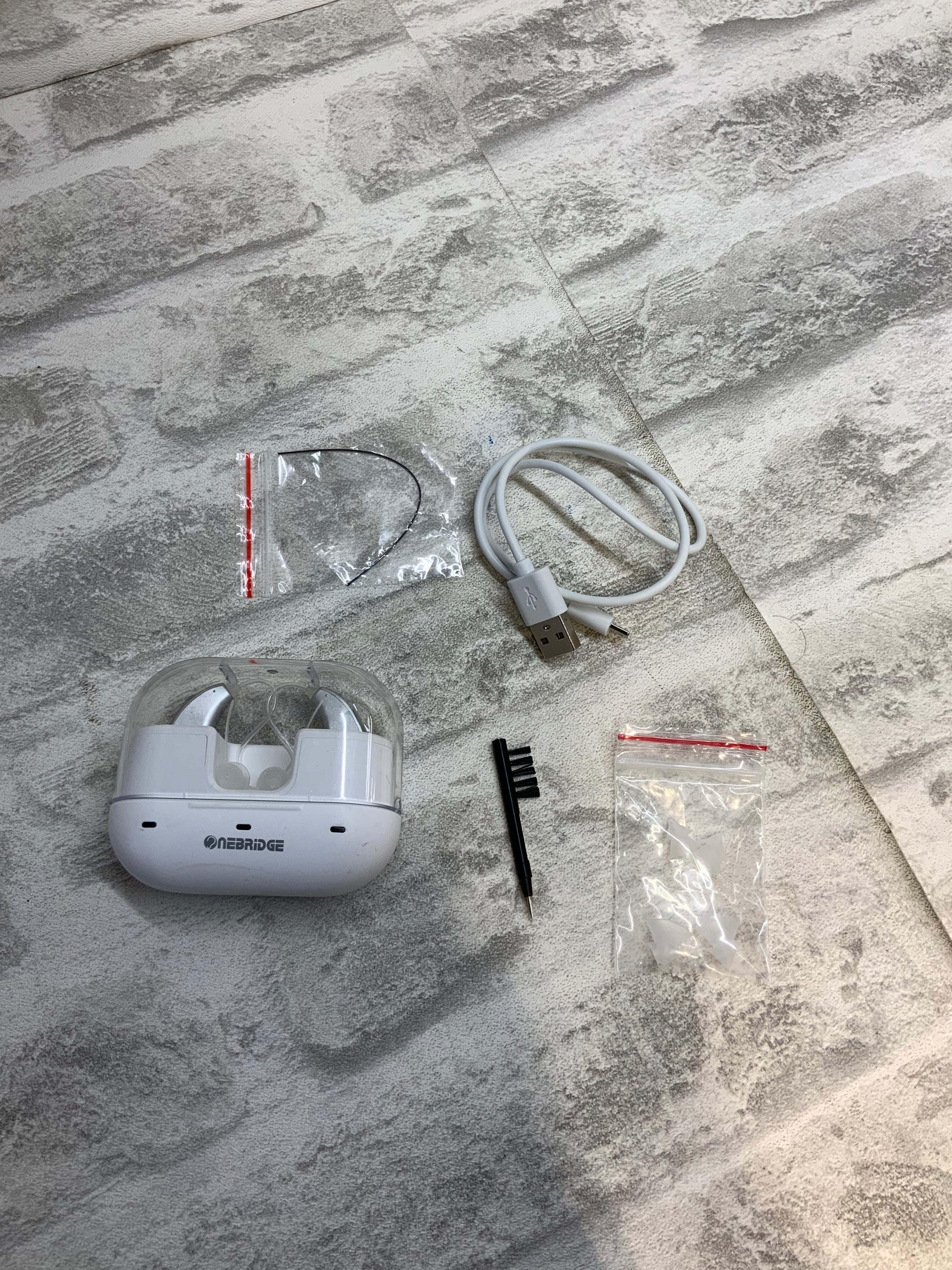 Onebridge Rechargeable Hearing Aids, Noise Cancelling and Portable Charging Box