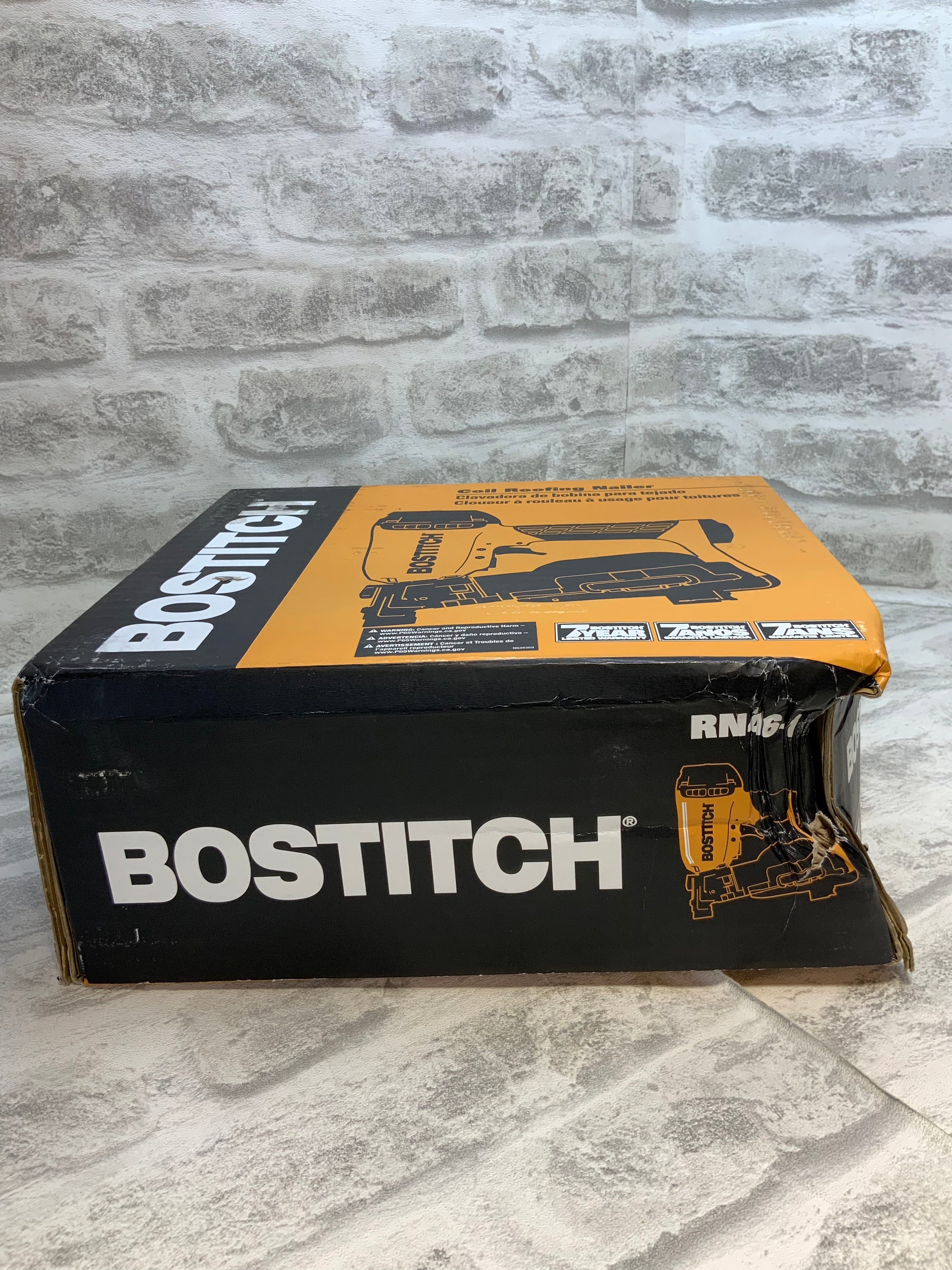 BOSTITCH Coil Roofing Nailer, 1-3/4-Inch to 1-3/4-Inch (RN46) (7607933468910)