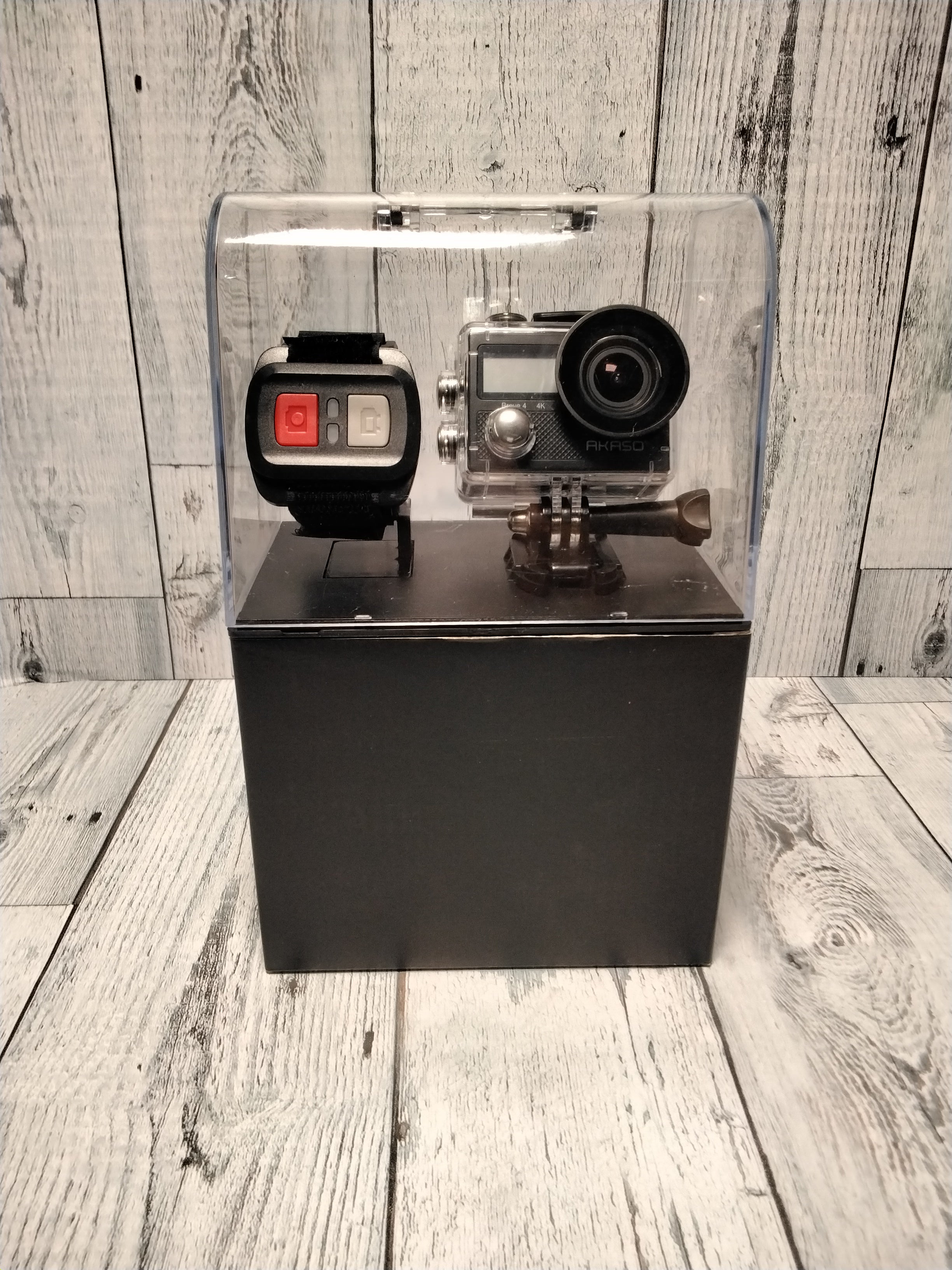 AKASO Brave 4 4K 20MP Underwater Camera, 2 Batteries and Helmet Accessories Kit (7829681045742)