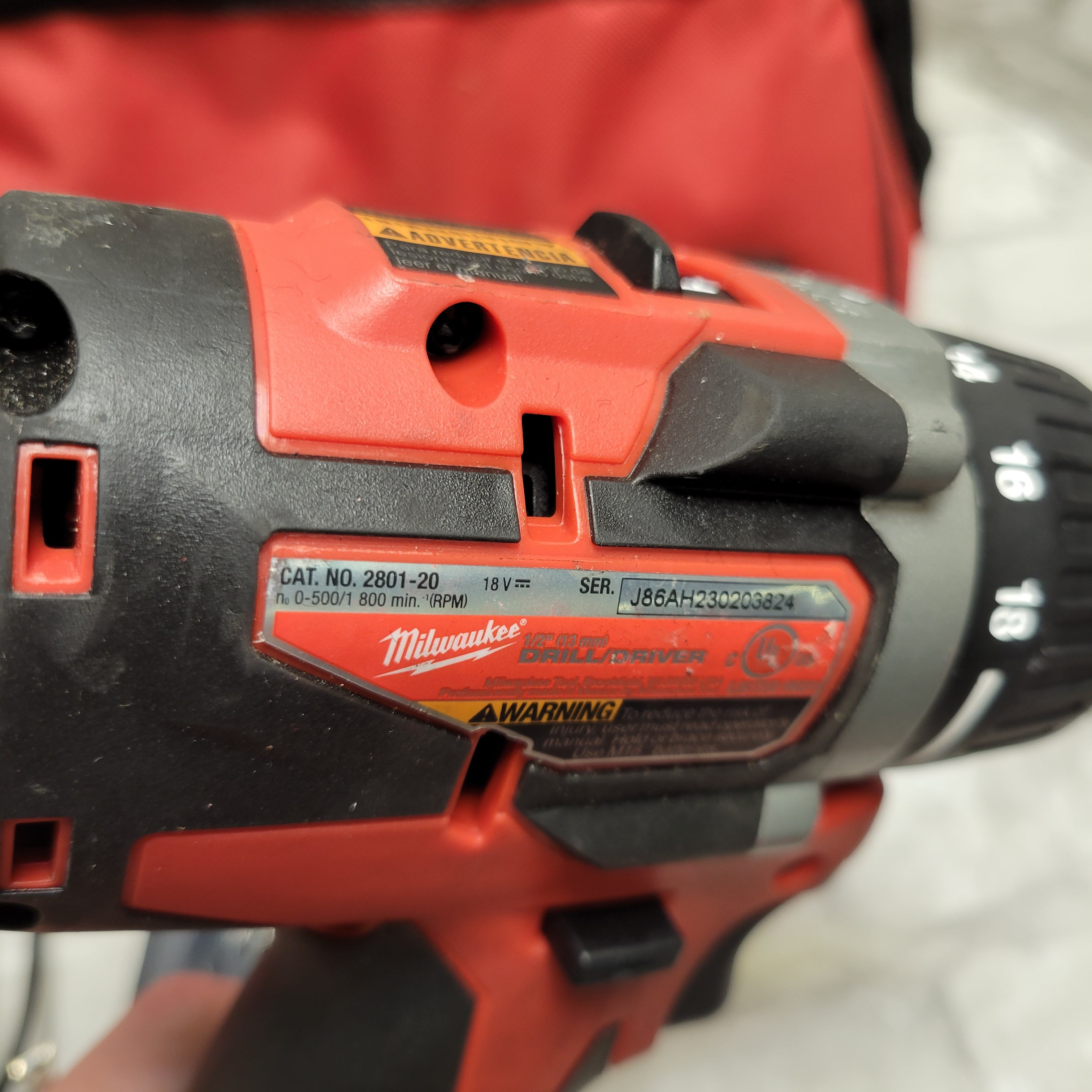Jacobs Keyless Drill Chuck 1/2-20 - Fits Milwaukee M18 Fuel 2603-20, 5-13mm Capacity