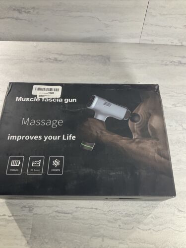 Handheld Percussion Massage Gun Deep Tissue Massager Pain Relief w/ 6 Heads (6922800103607)
