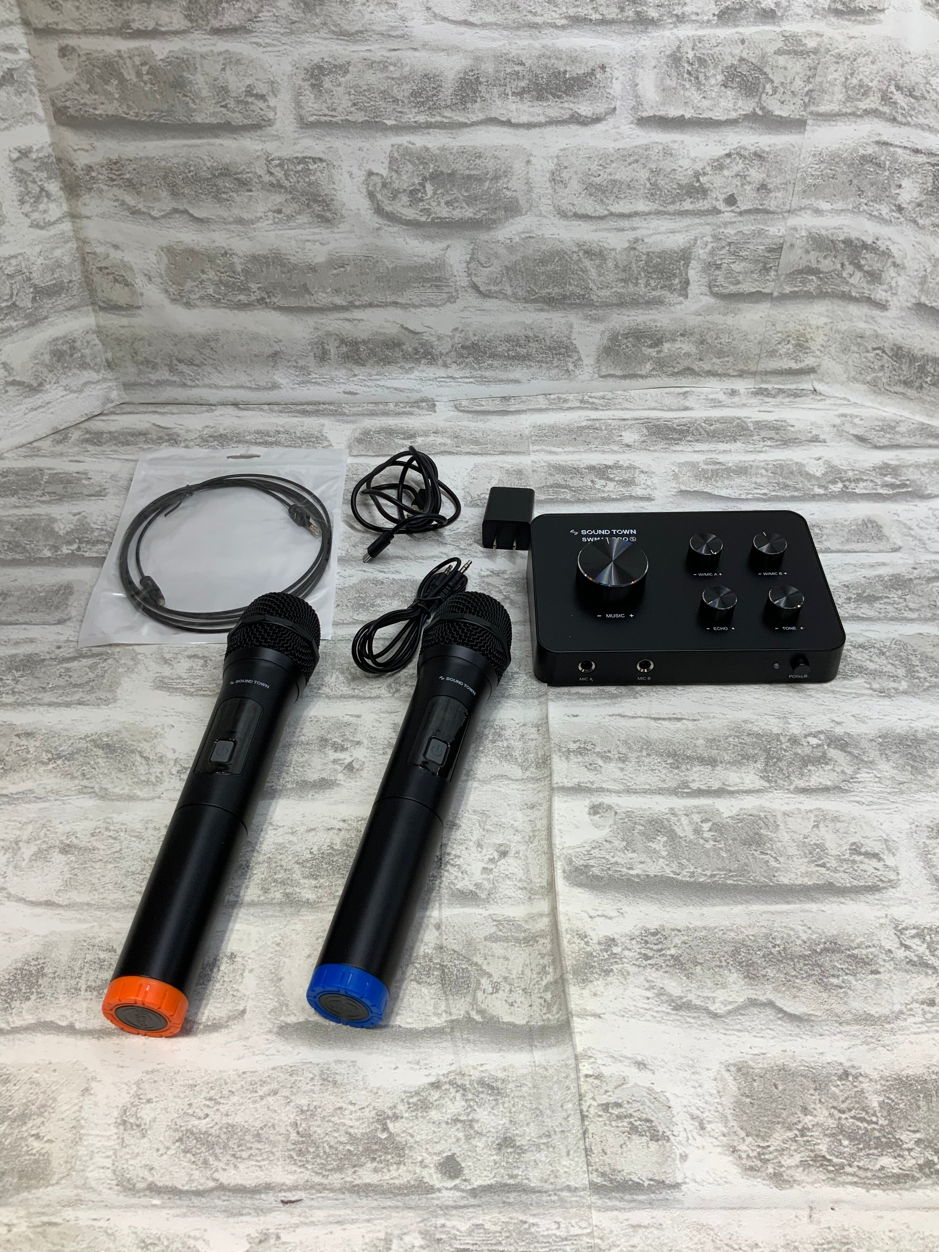 Sound Town Wireless Microphone Karaoke Mixer System (7528051900654)