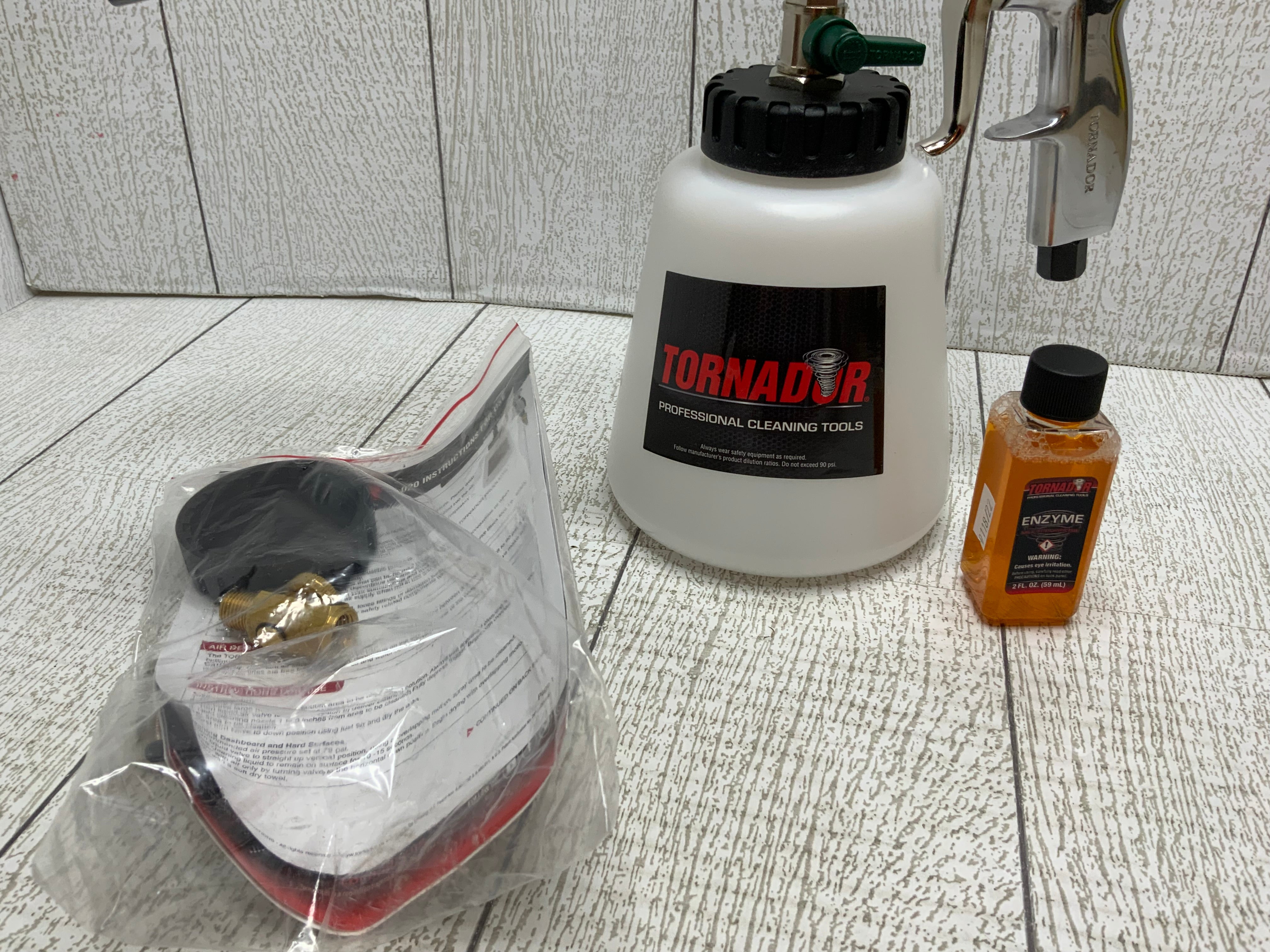 Tornador Z-020 Black Professional Cleaning Gun Starter Kit (8051620151534)