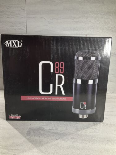 MXL Cr89 Premium Low Noise Condenser Microphone with Shock Mount and Flight Case (6922770514103)