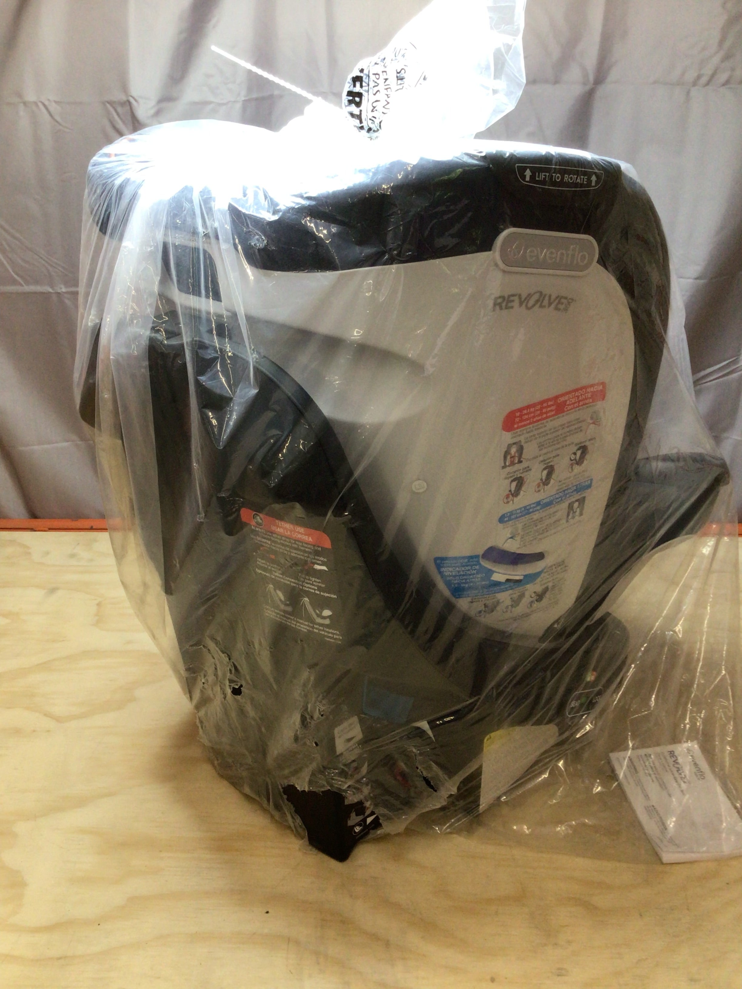 *OPEN BOX* Evenflo 35312312AZ Gold Revolve 360 Car Seat Sapphire Exp. 12/2032 (8094999216366)