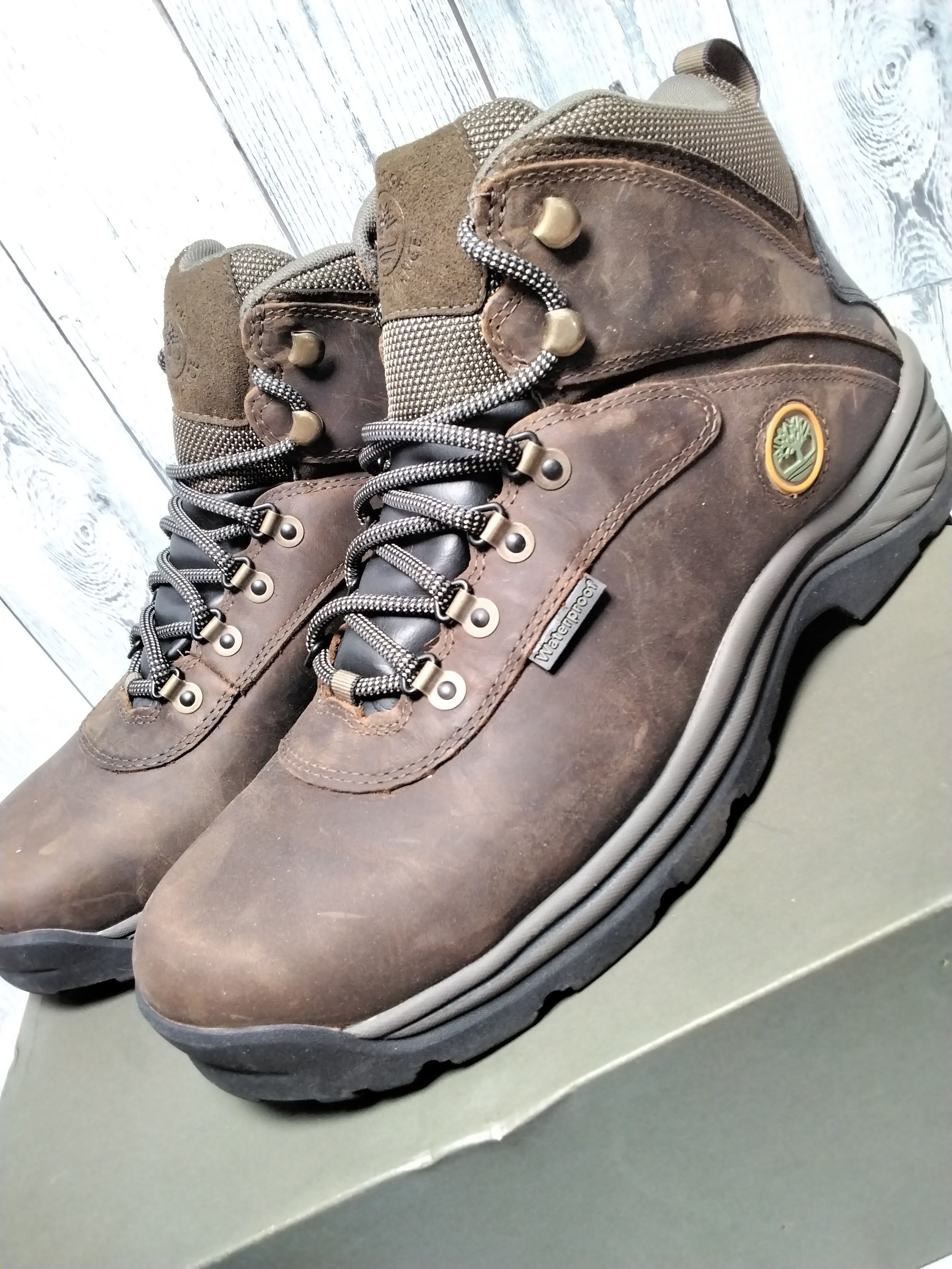 Timberland Men's White Ledge Mid Waterproof Hiking Boot, Brown, Sz 11 (7782256771310)